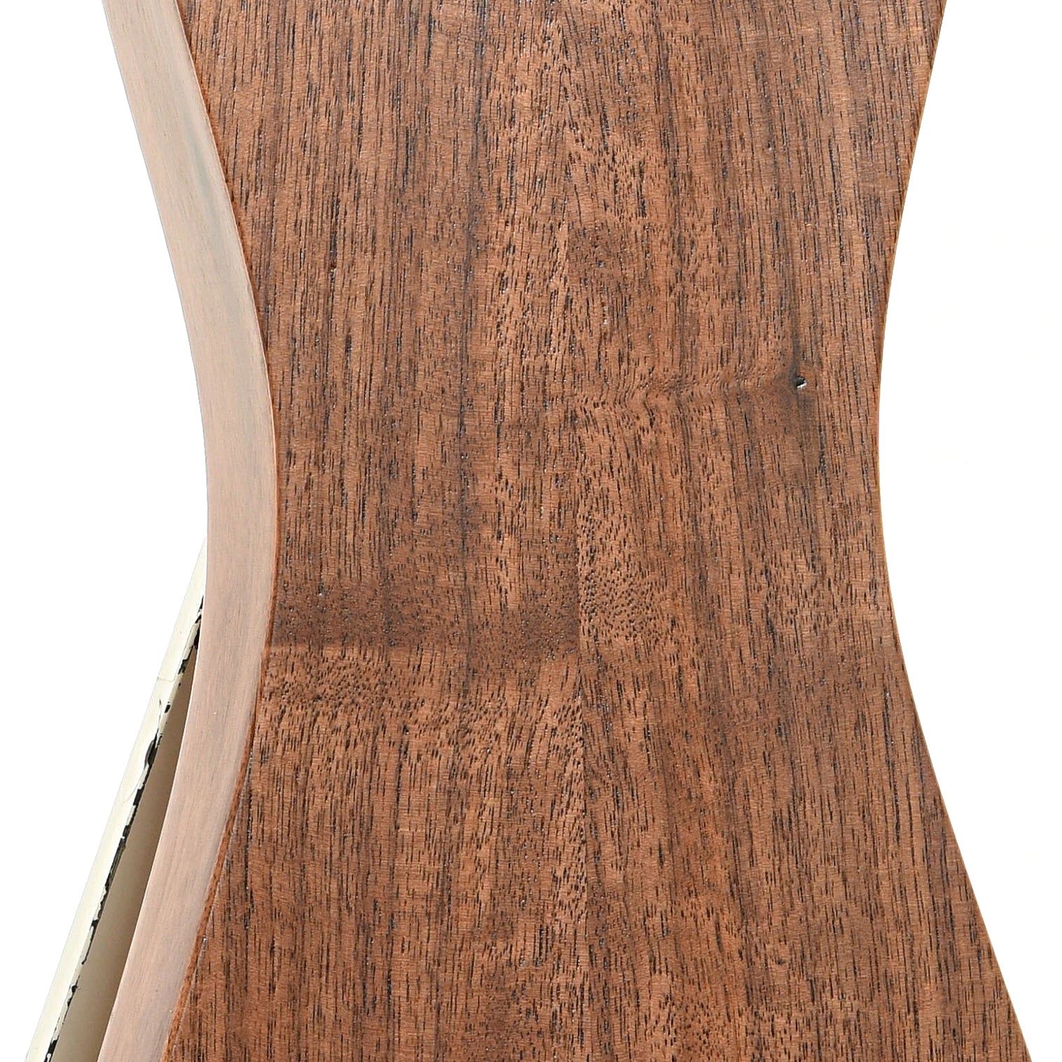 Waist of McSpadden Ginger 3/4 Size Walnut & Redwood Lap Dulcimer 