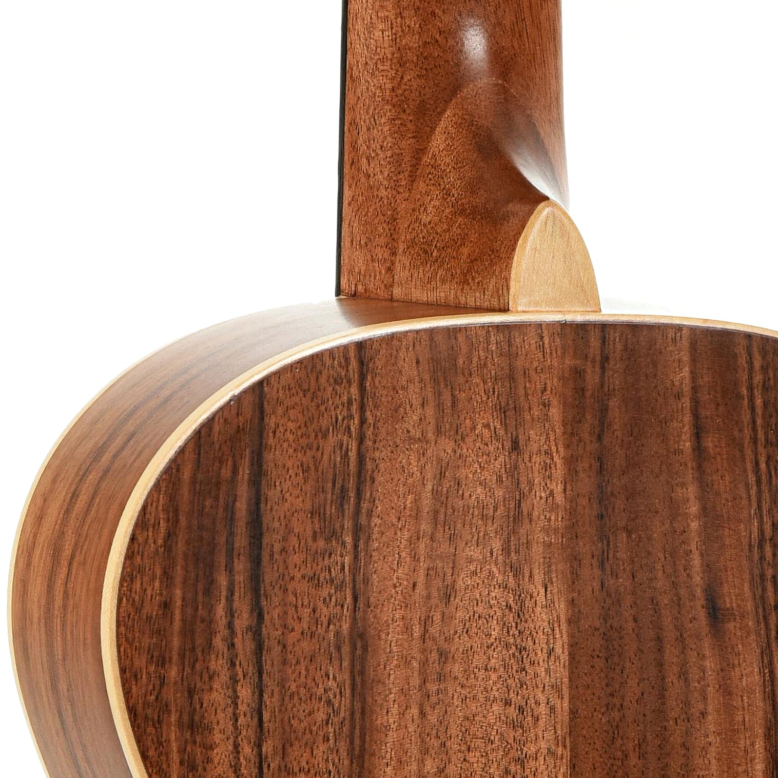 Neck joint of Kala KA-SA-T Solid Acacia Tenor Ukulele