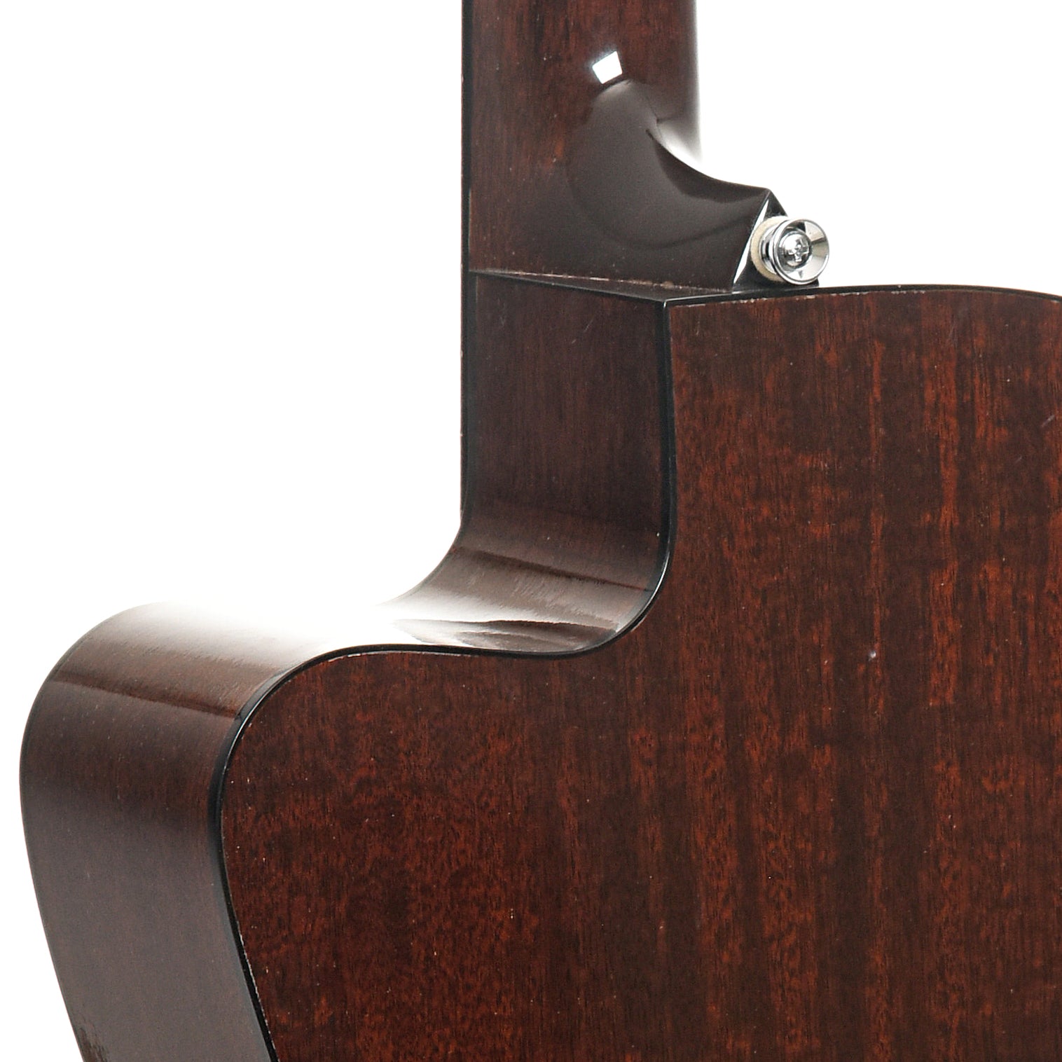 Neck joint of Collings 000-1A Cutaway Acoustic Guitar