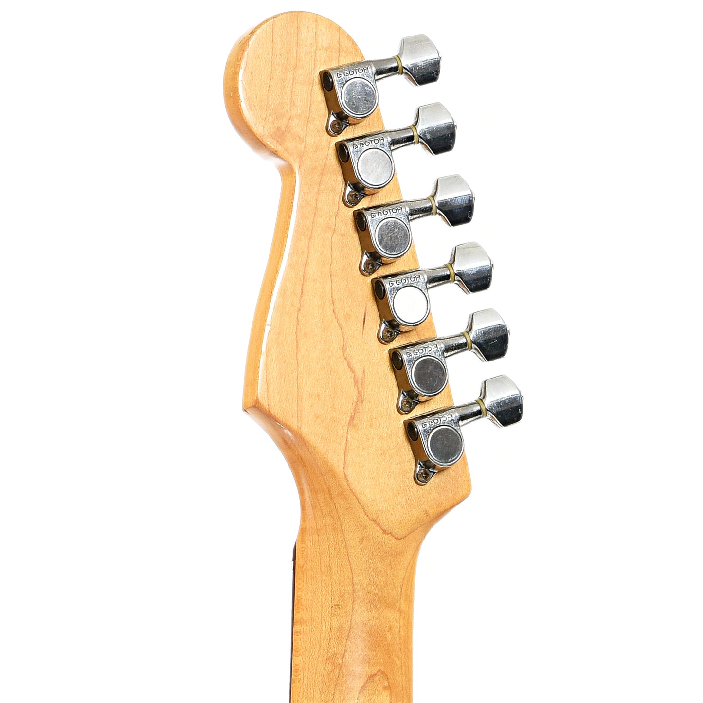 Back headstock of Fender Standard Stratocaster Electric Guitar (c.1987)