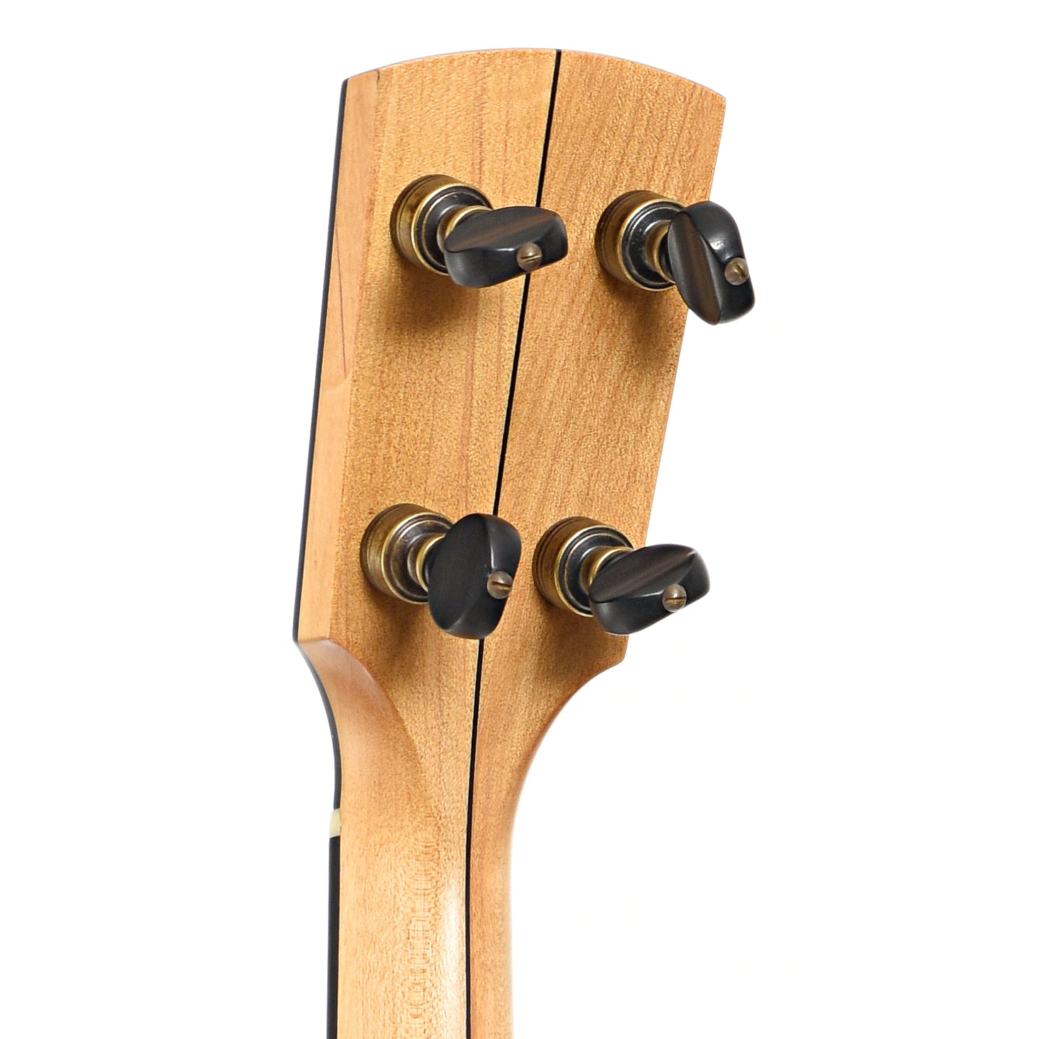 Back headstock of Rickard Maple Ridge 11" Open Back Banjo (2020)