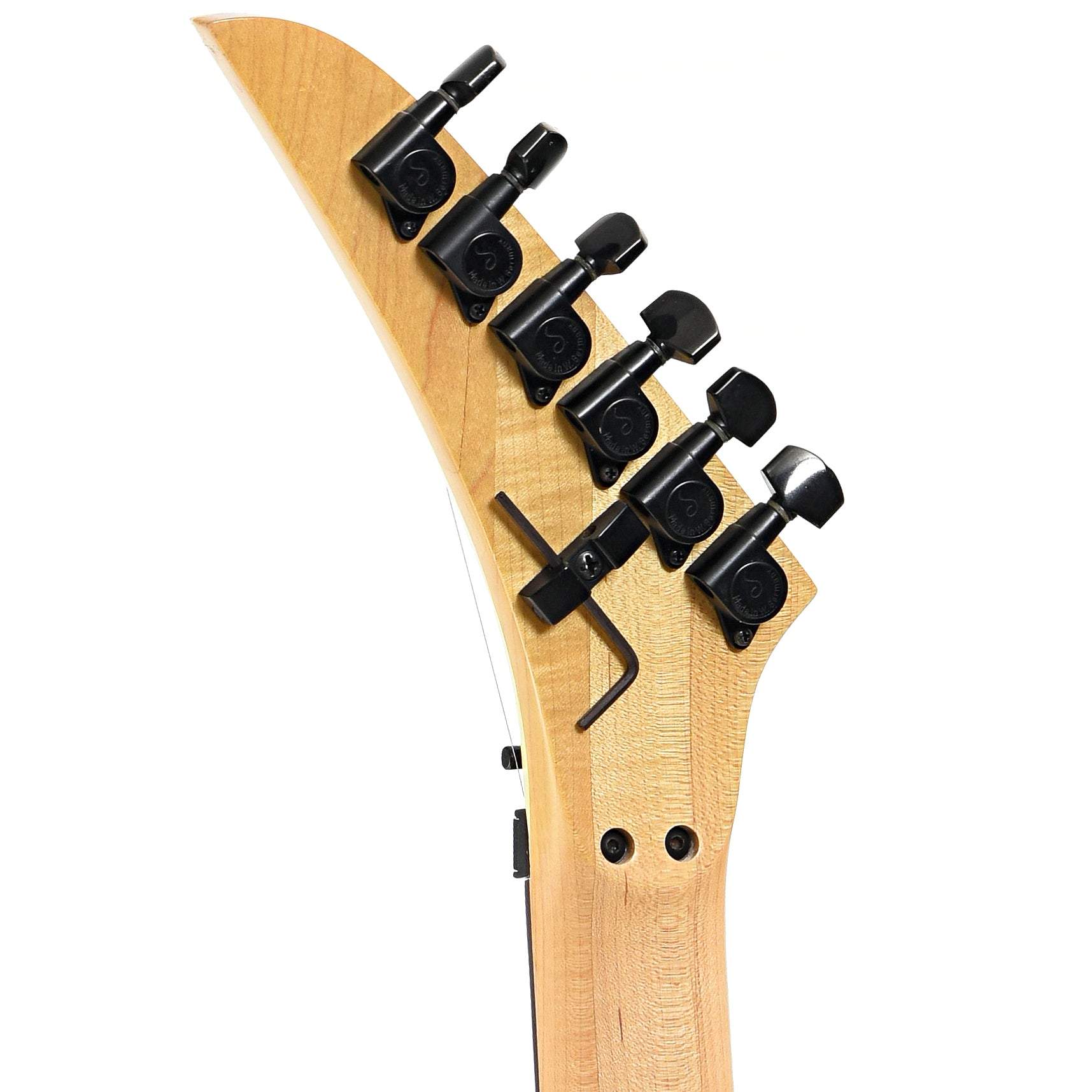 Back headstock of Kramer Baretta Electric Guitar (1985)