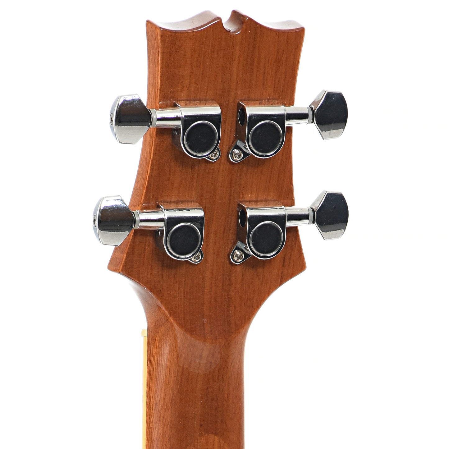 Back headstock of Mitchell MU100CE Ukulele (2013)