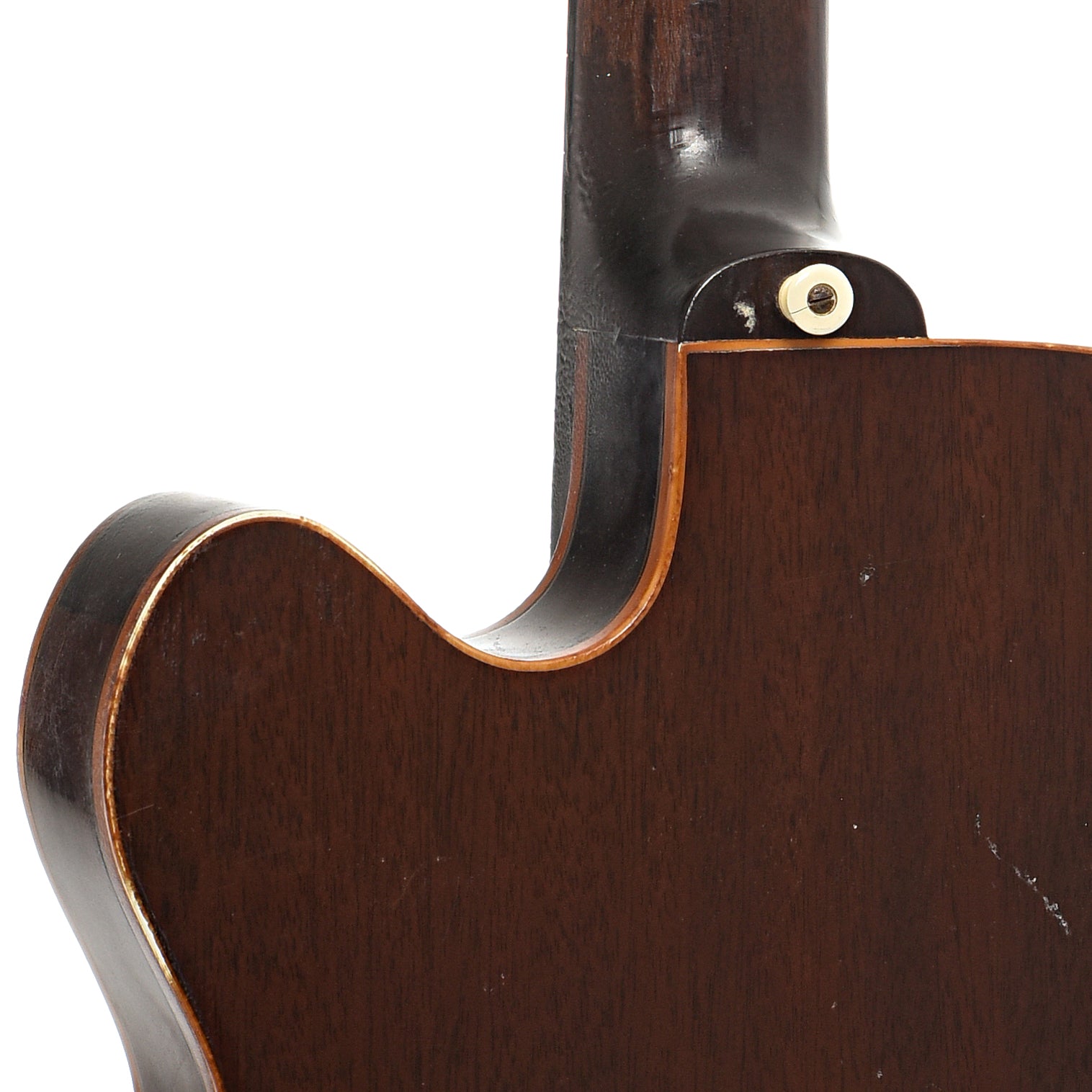 Heel of Augustino LoPrinzi Archtop Guitar (c.1975)
