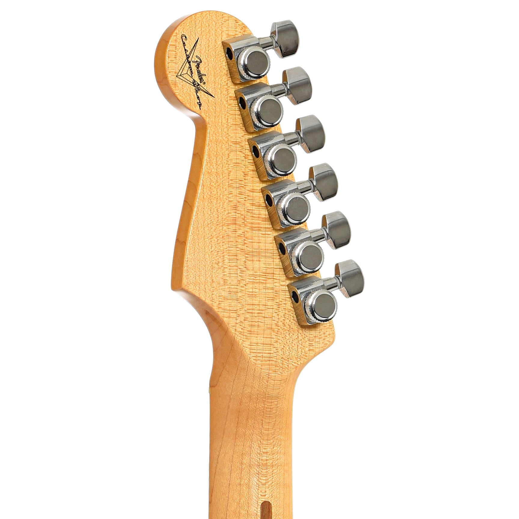 BAck headstock of Fender Custom Shop Deluxe Stratocaster