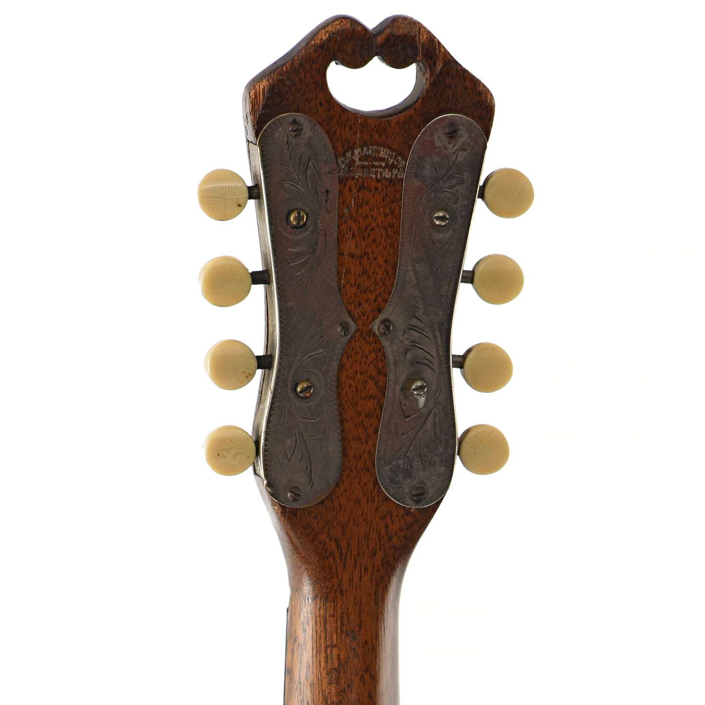 Back headstock of Martin Style 1 Bowlback Mandolin (1920)