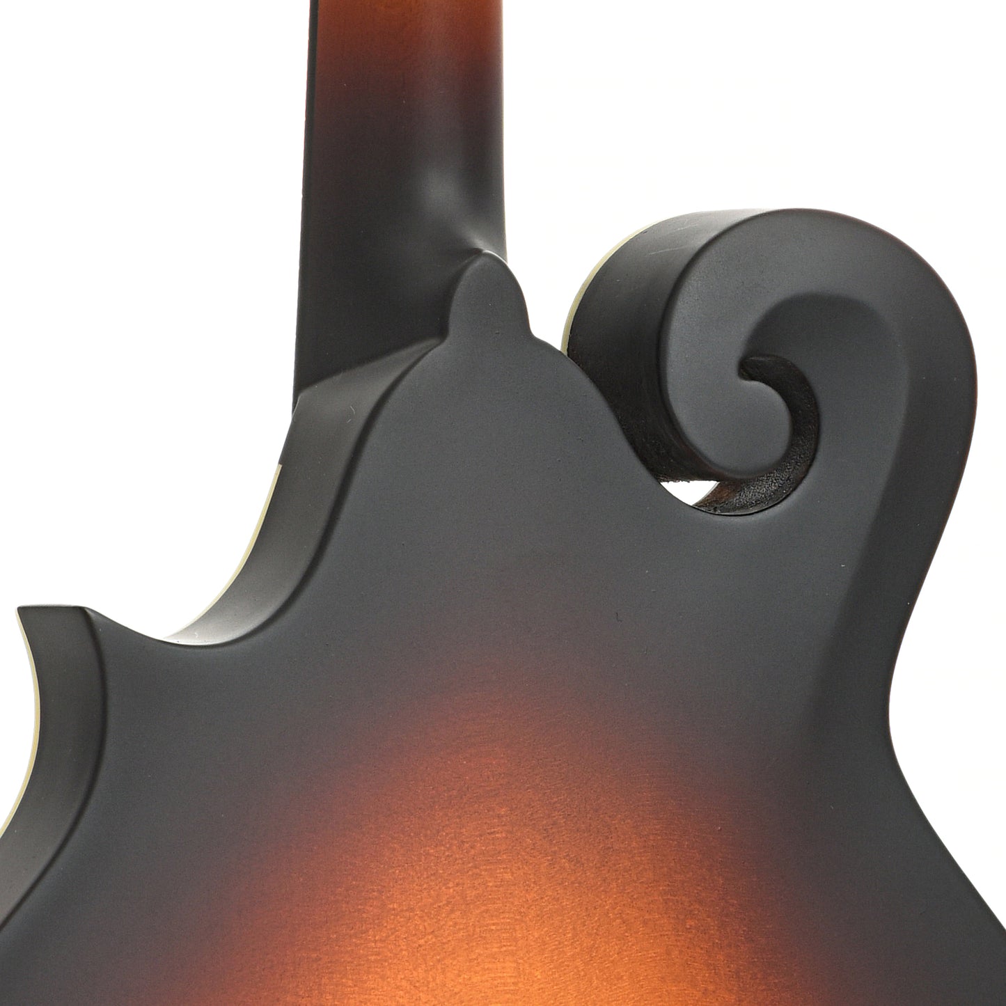 Heel of Eastman MD314E-SB Mandolin, Sunburst