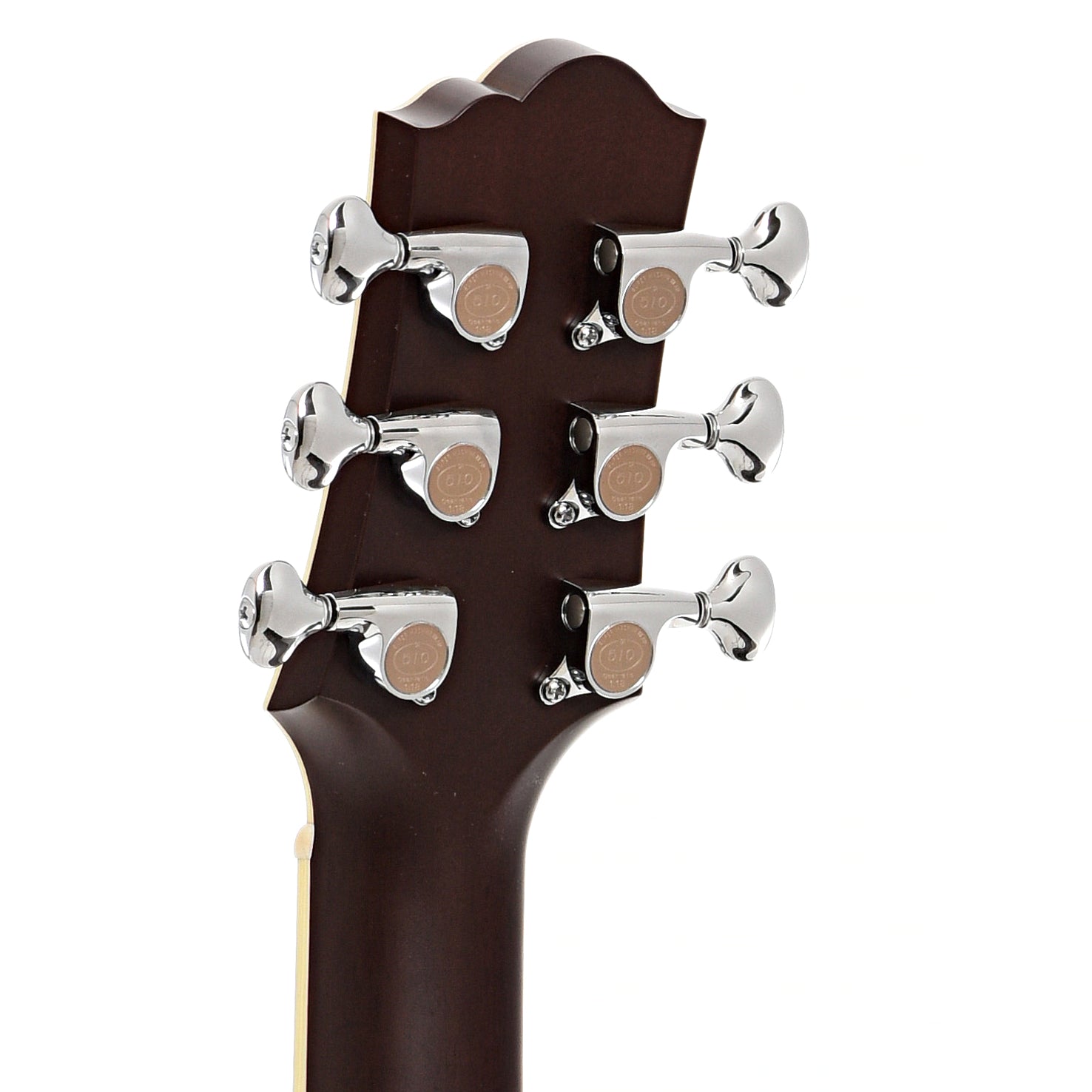 Back headstock of Santa Cruz Custom Firefly Acoustic Guitar