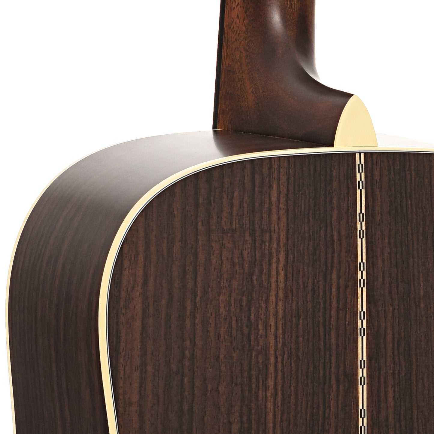 Heel of Martin D-28 Satin Acoustic