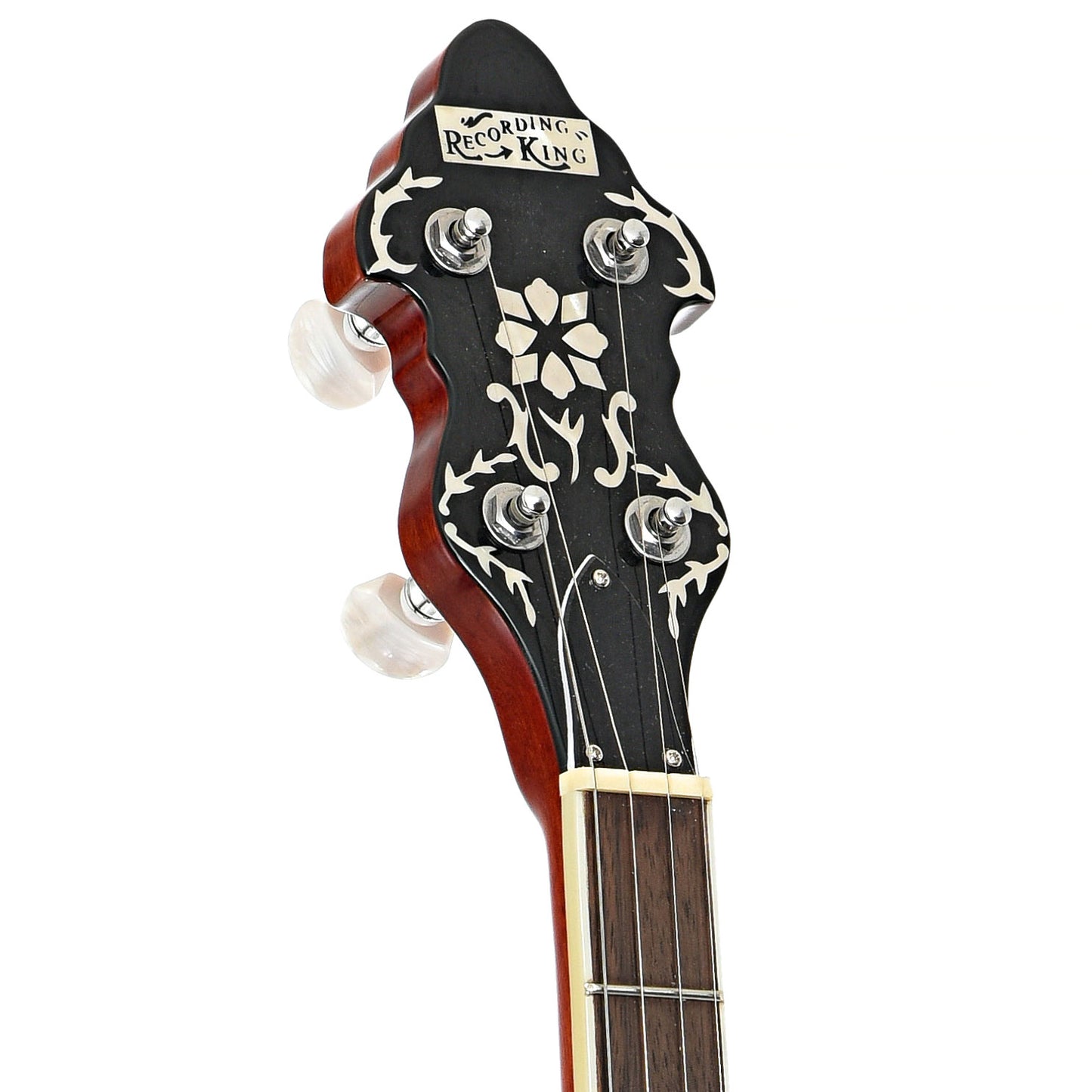 Headstock of Recording King RK-R20 Songster Resonator