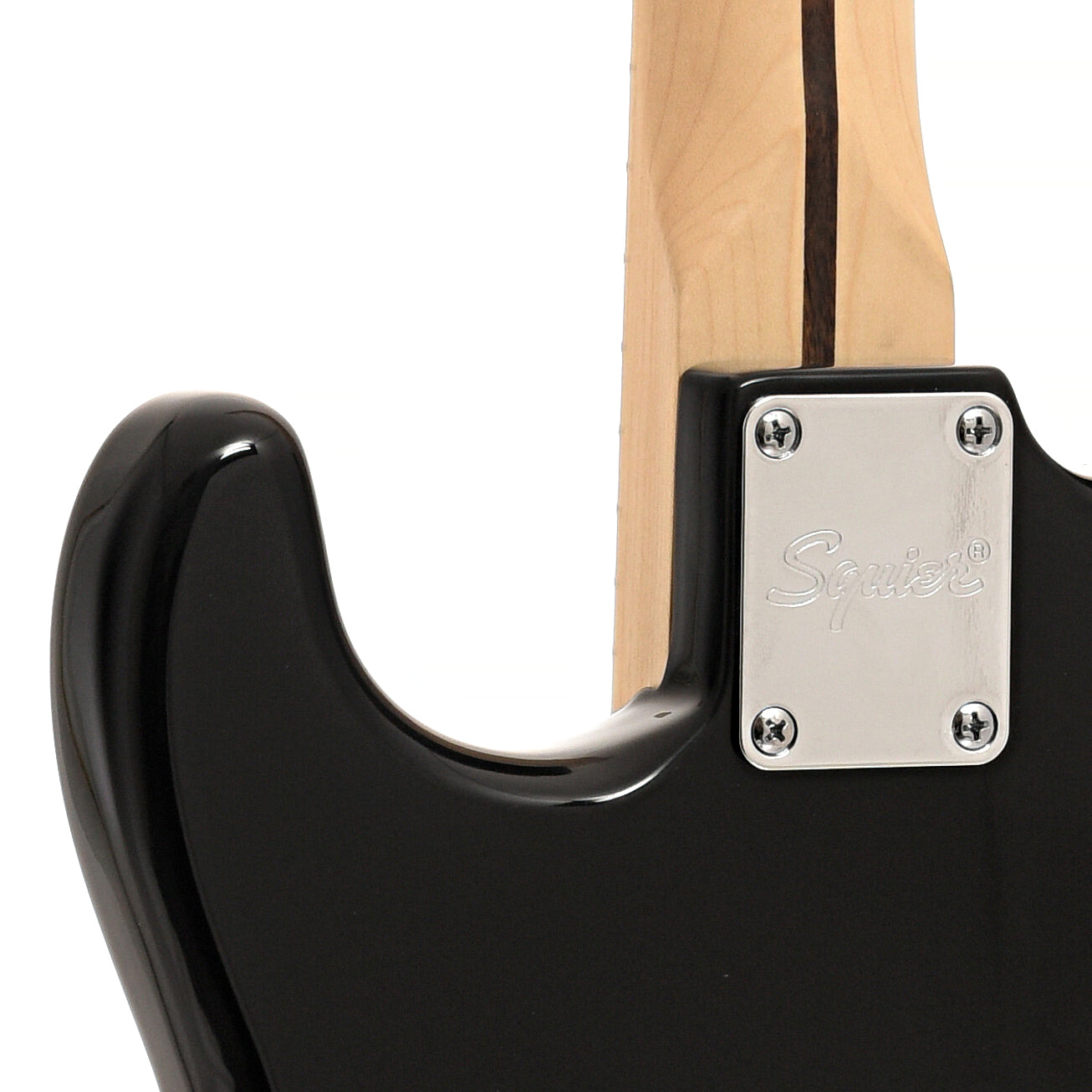 Neck joint of Squier Sonic Stratocaster HSS, Black