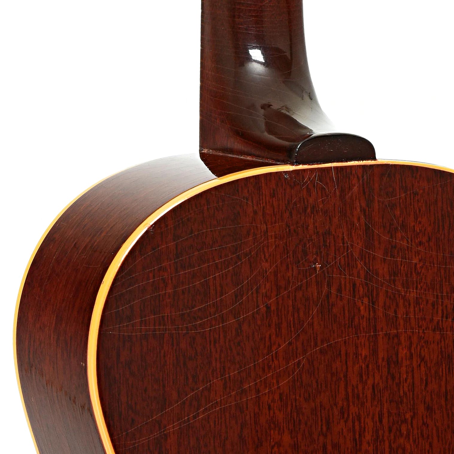 Neck joint of Gibson B-25-12  12-String Acoustic Guitar