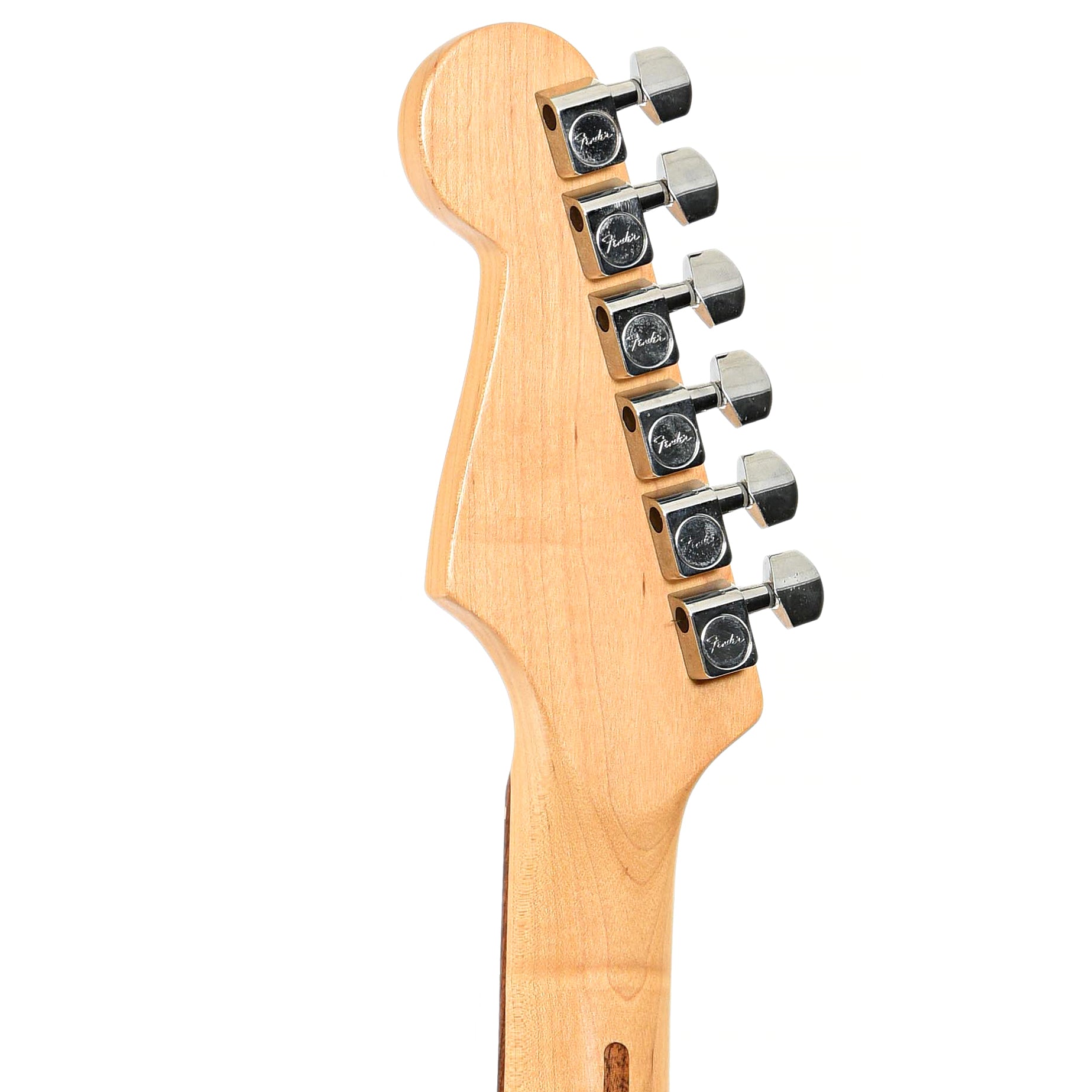 Back headstock of Fender Stratocaster Standard Electric Guitar (2002)