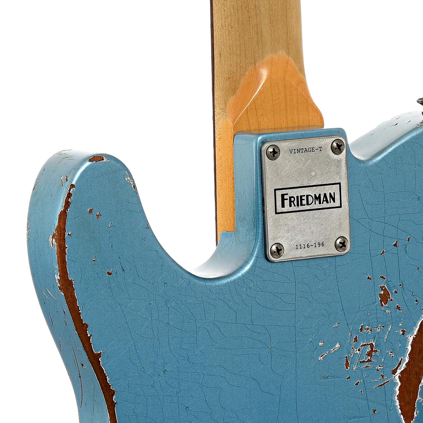 Neck joint of Friedman Vintage T Electric Guitar