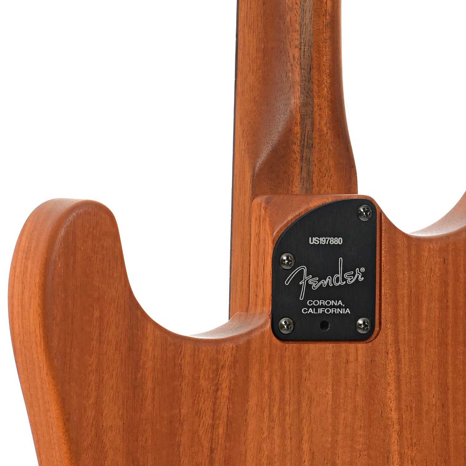 neck joint of Fender Acoustasonic Stratocaster Guitar (2019)