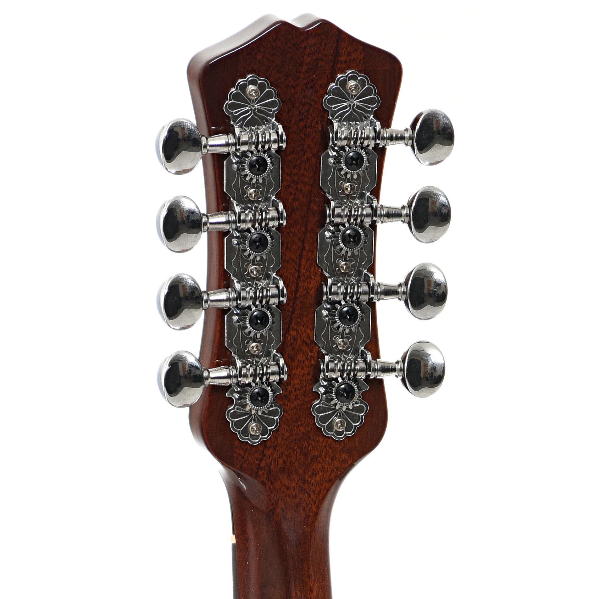 Back headstock of Weber Y2K A-Style Mandolin (2000)