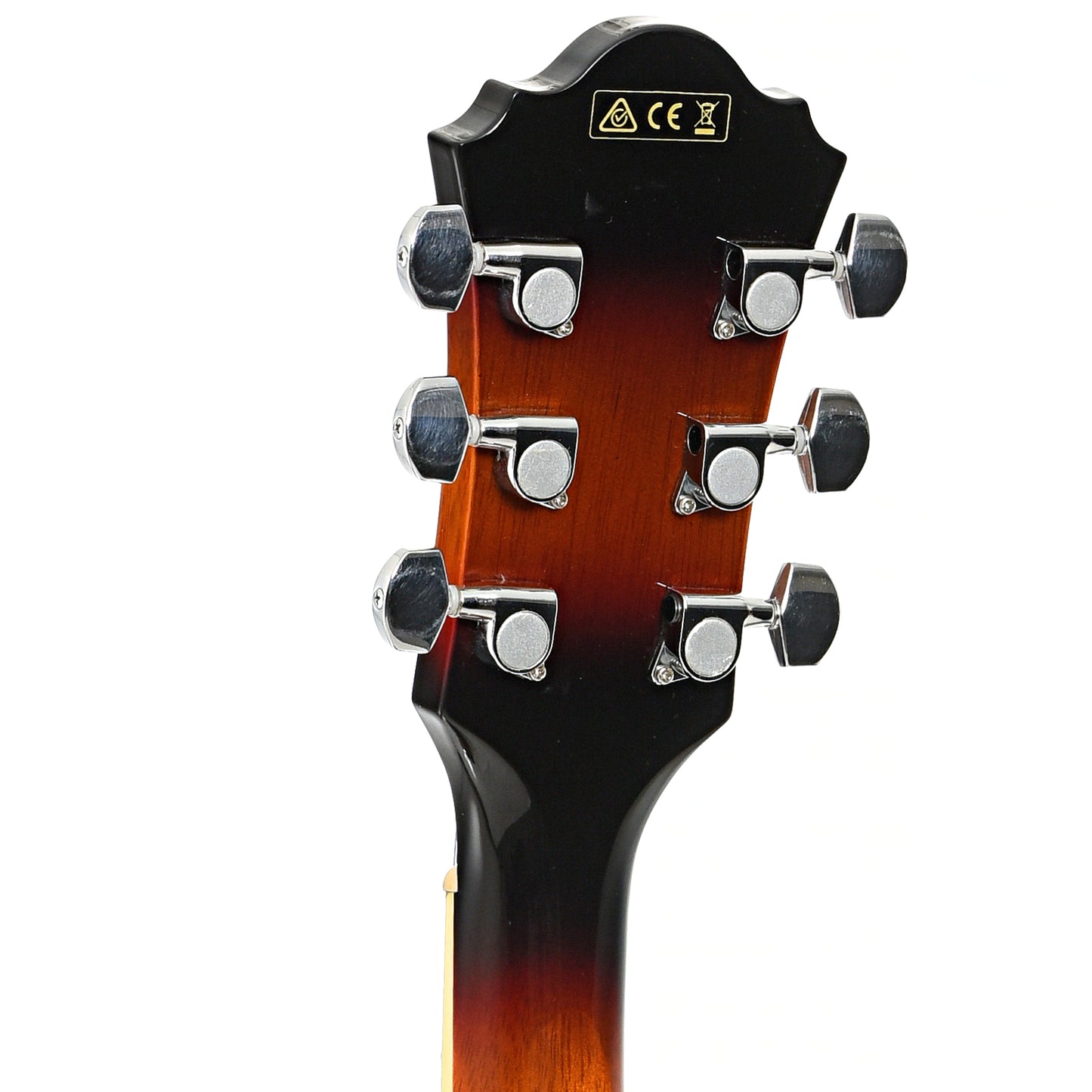 Back headstock of Ibanez SGE-220-VS Acoustic Guitar