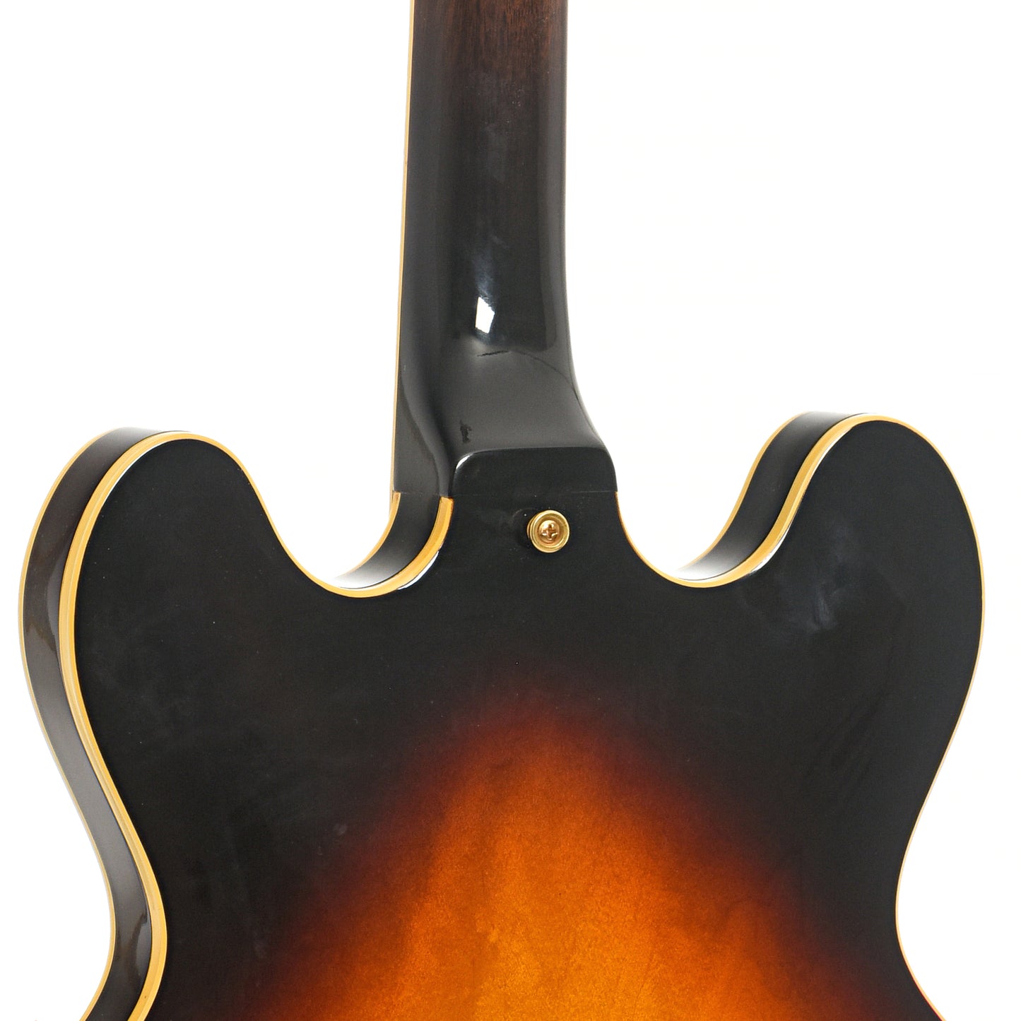 Neck joint of Gibson ES-345TD Stereo Hollowbody Electric Guitar