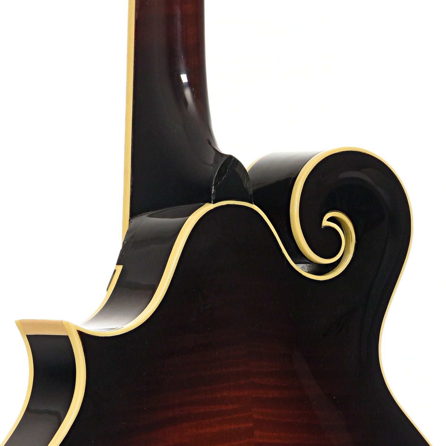 Neck joint of Weber Yellowstone F Mandolin