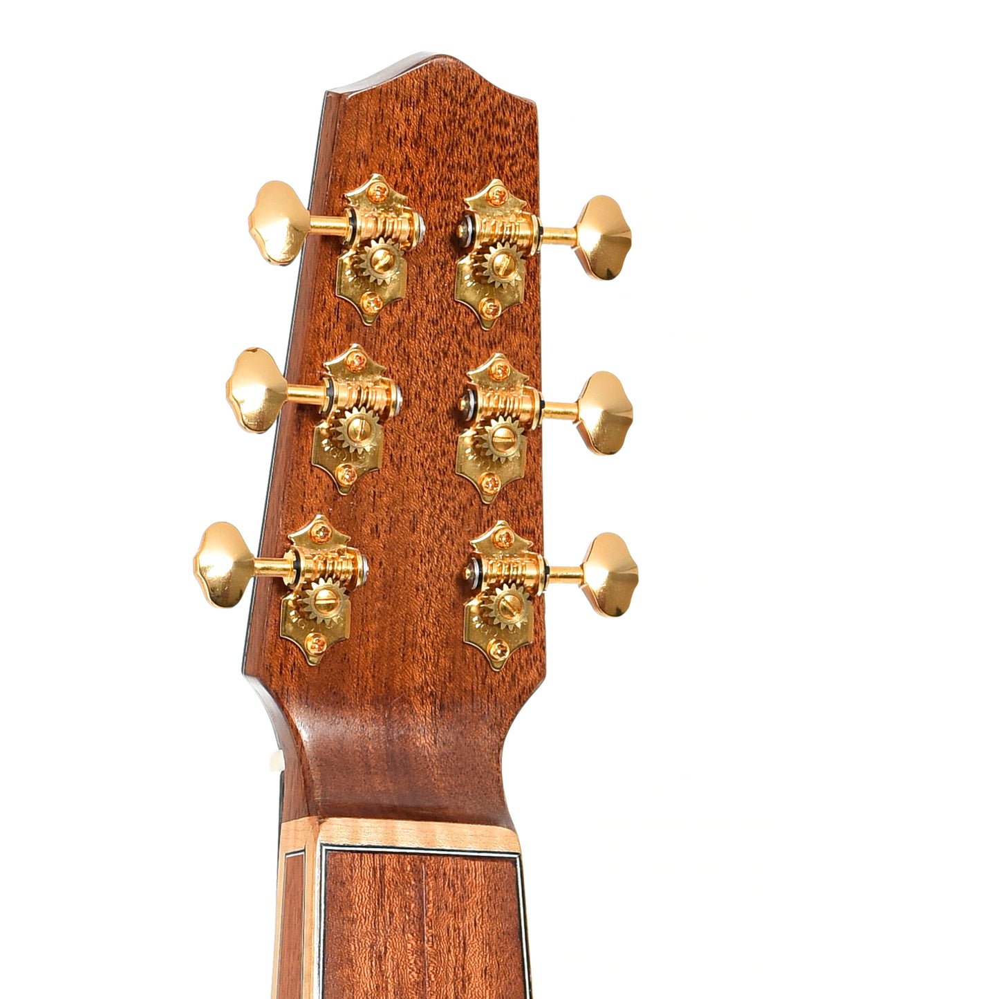 Back headstock of Mason Weissenborn-Style Hawaiian Guitar (2014)