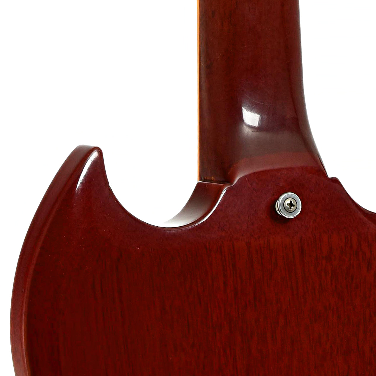 Neck joint of Gibson Les Paul Standard Electric Guitar 