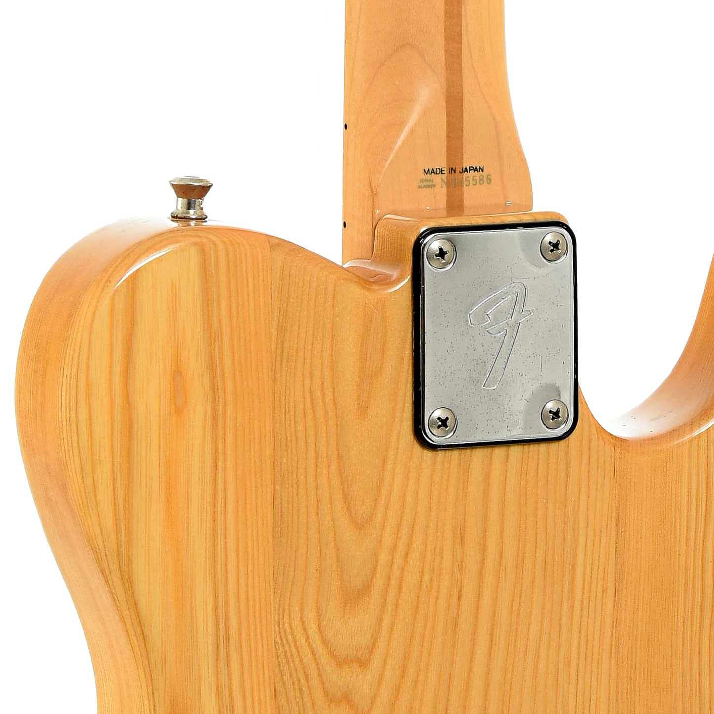 Neck joint of Fender Telecaster 72 Reissue LH Electric Guitar