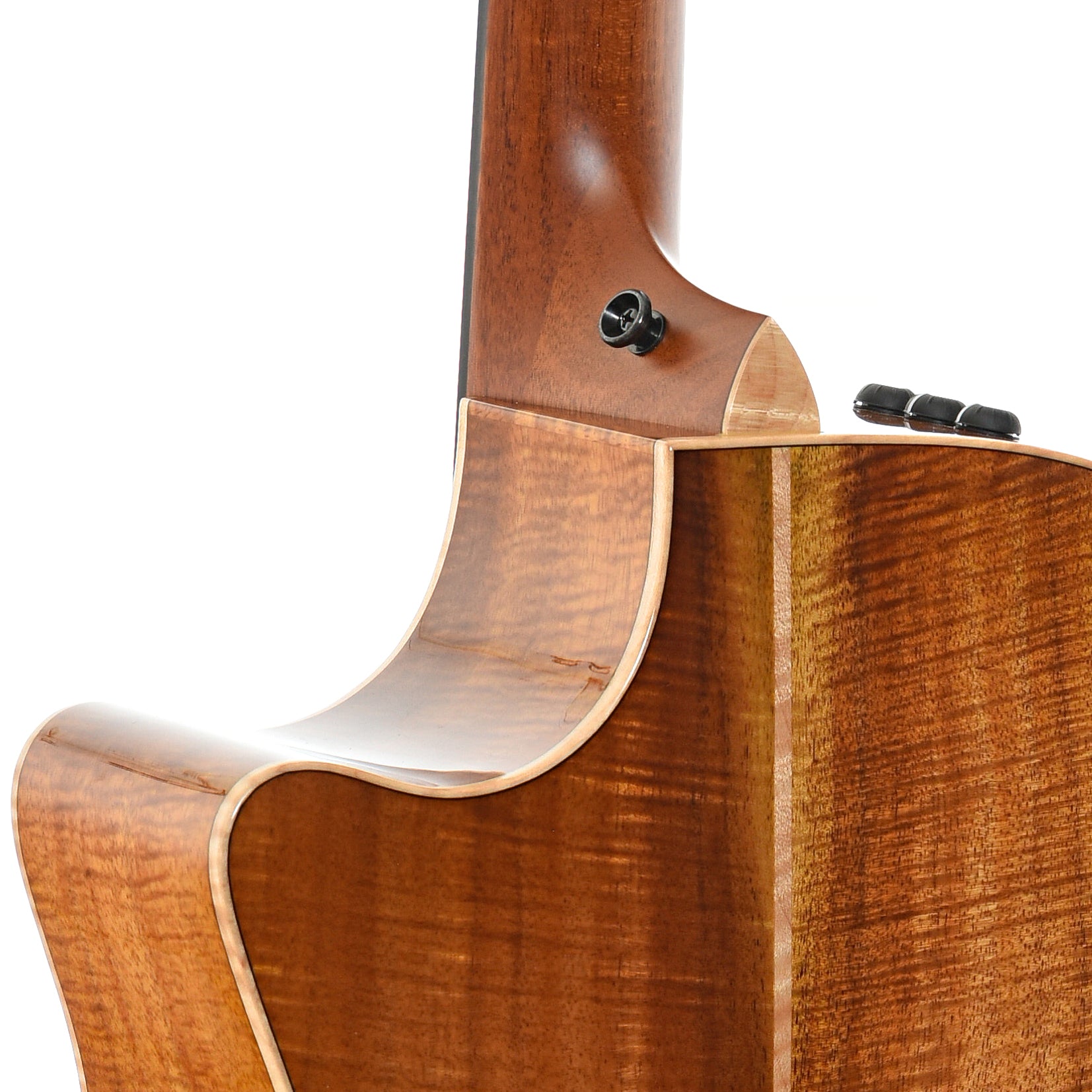 Heel of Taylor Custom GA Koa Acoustic-Electric Guitar (2023)