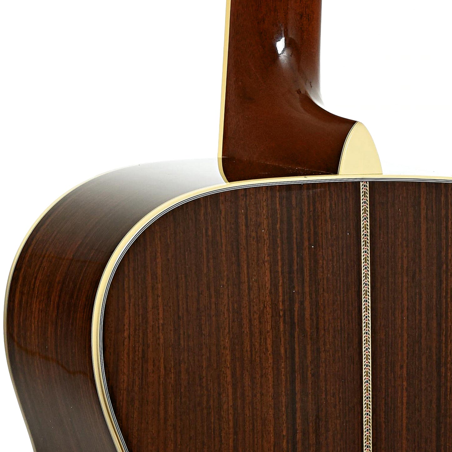 Neck joint of Martin J-40 Acoustic Guitar