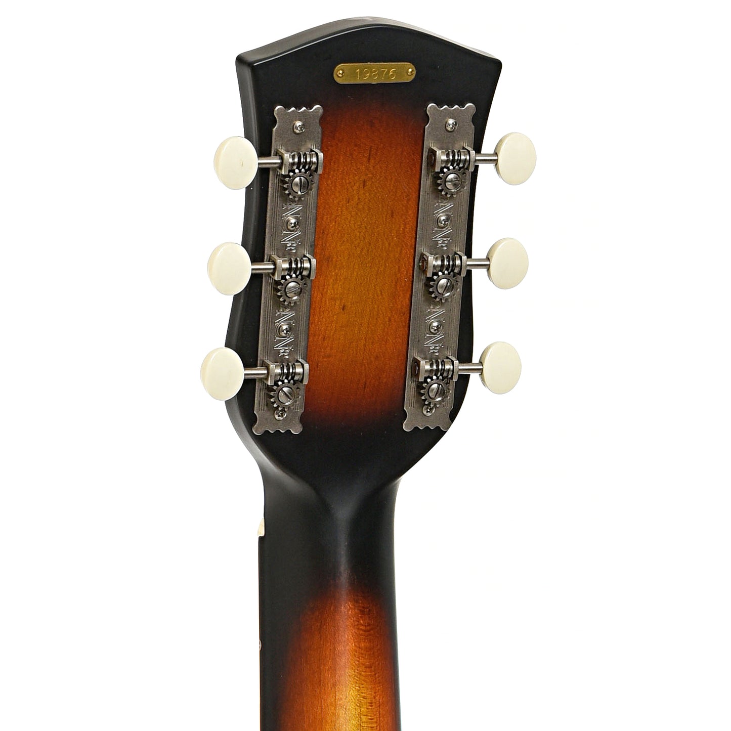 Back headstock of National Radiotone Bendaway Roundneck Resonator Guitar (2014)