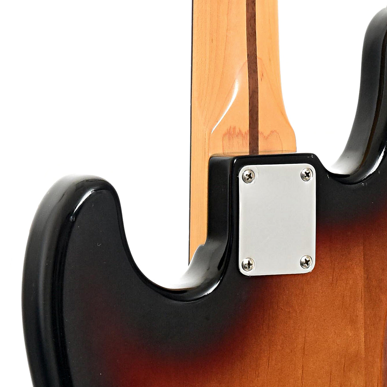 Neck joint of Fender Highway One Jazz Bass 