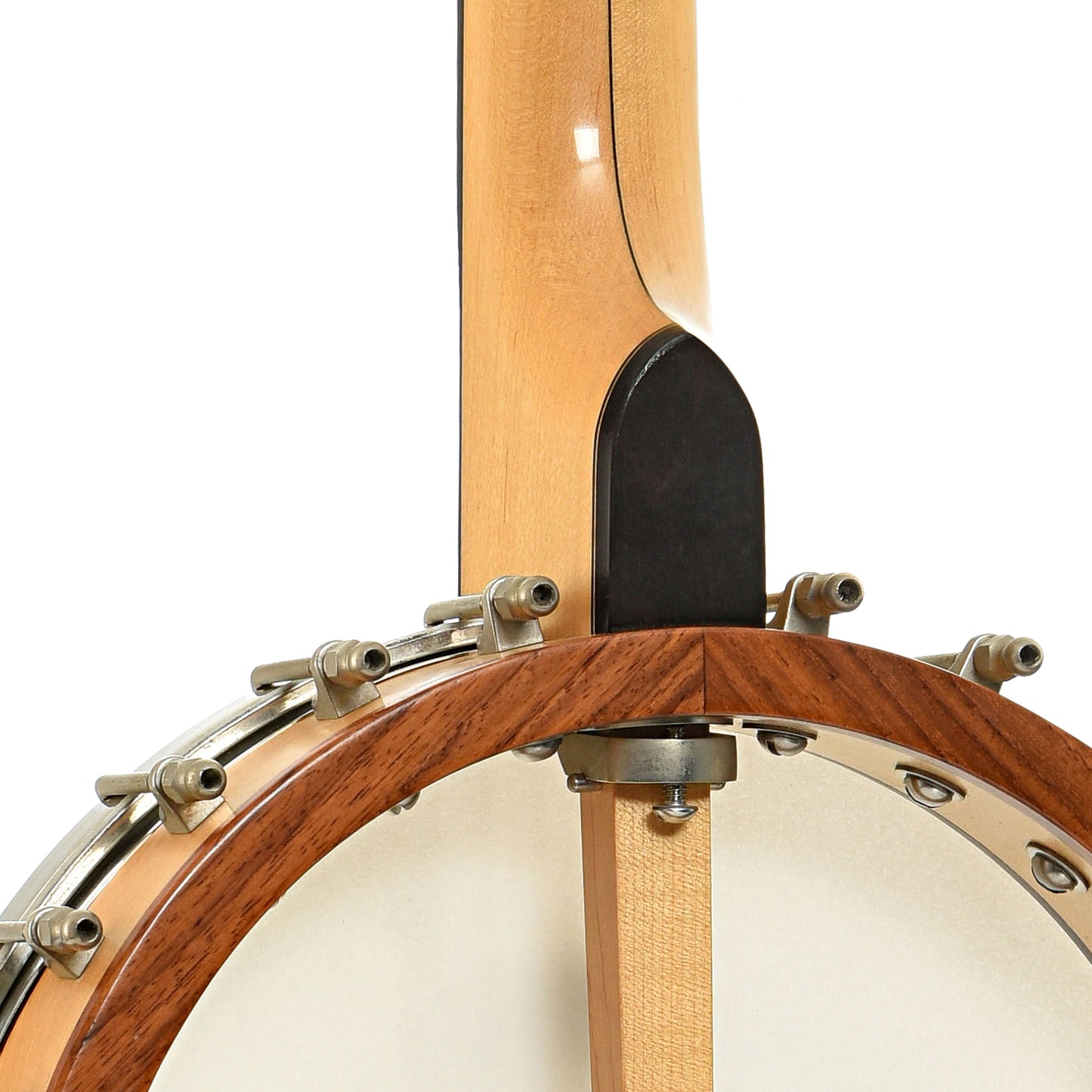 Neck joint of Bart Reiter Regent Open Back Banjo (2006)