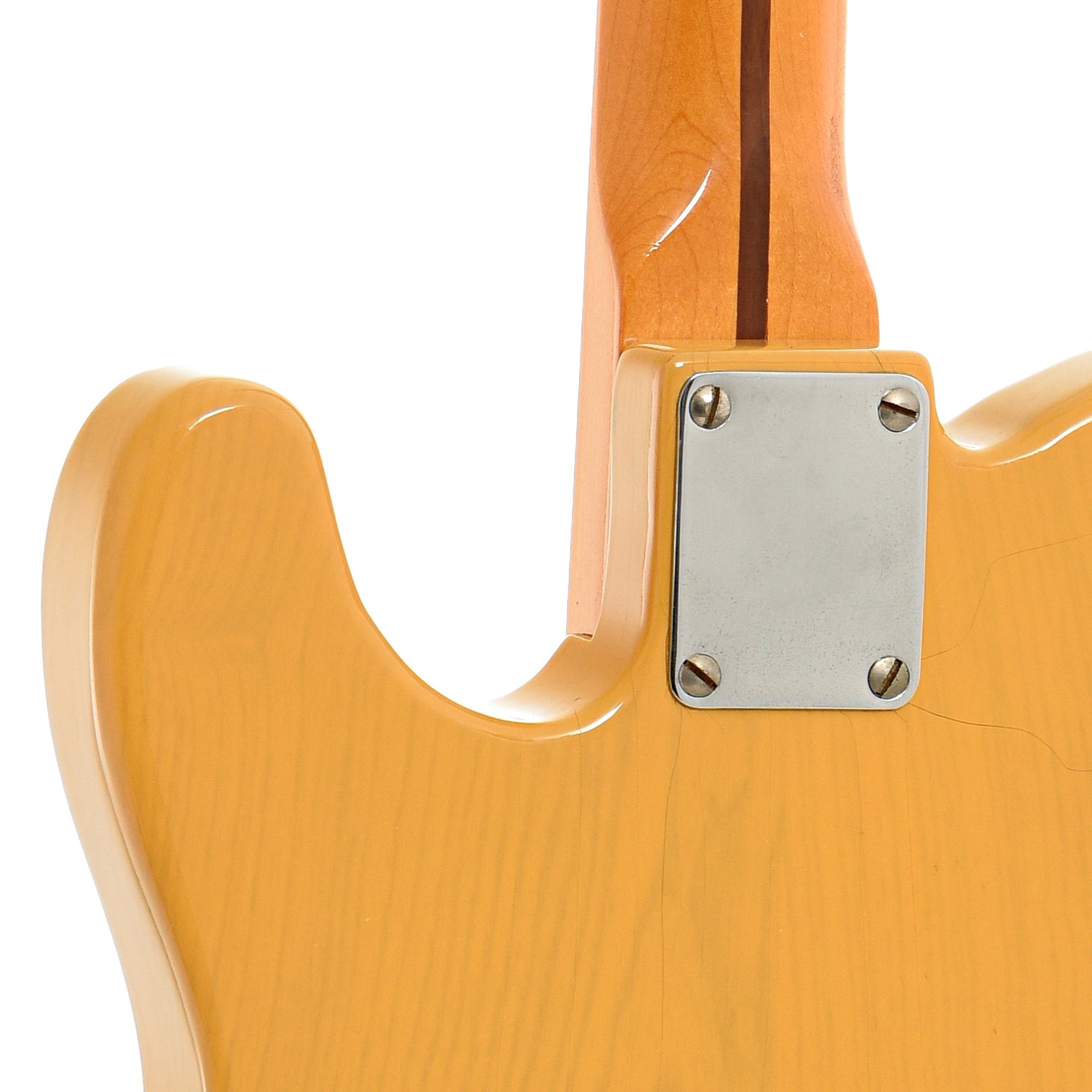 Neck joint of Fender '52 Reissue Telecaster Electric Guitar (1984)
