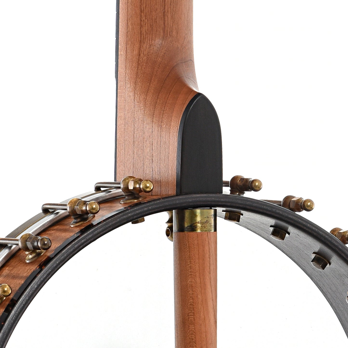 Neck joint of Ode Magician 12" Openback Banjo