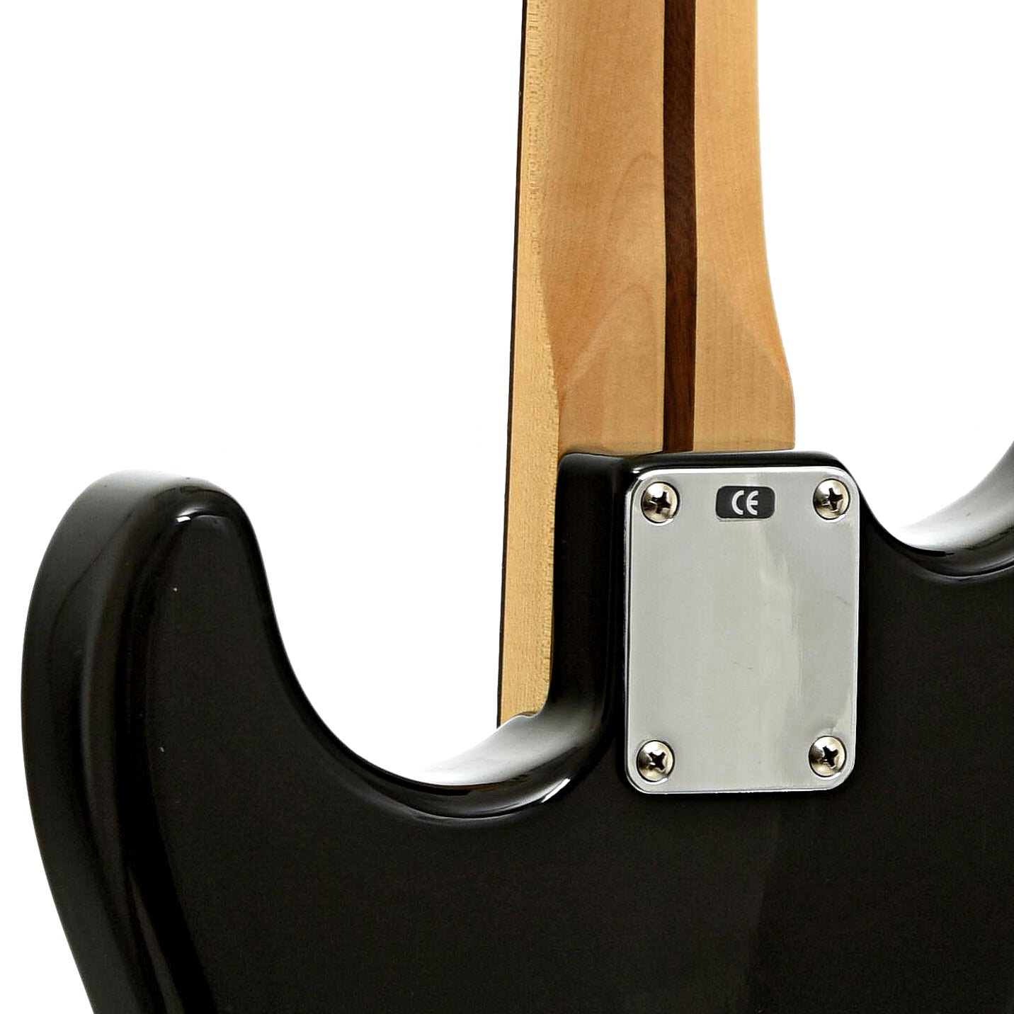 Neck joint of Fender Standard Stratocaster Electric Guitar