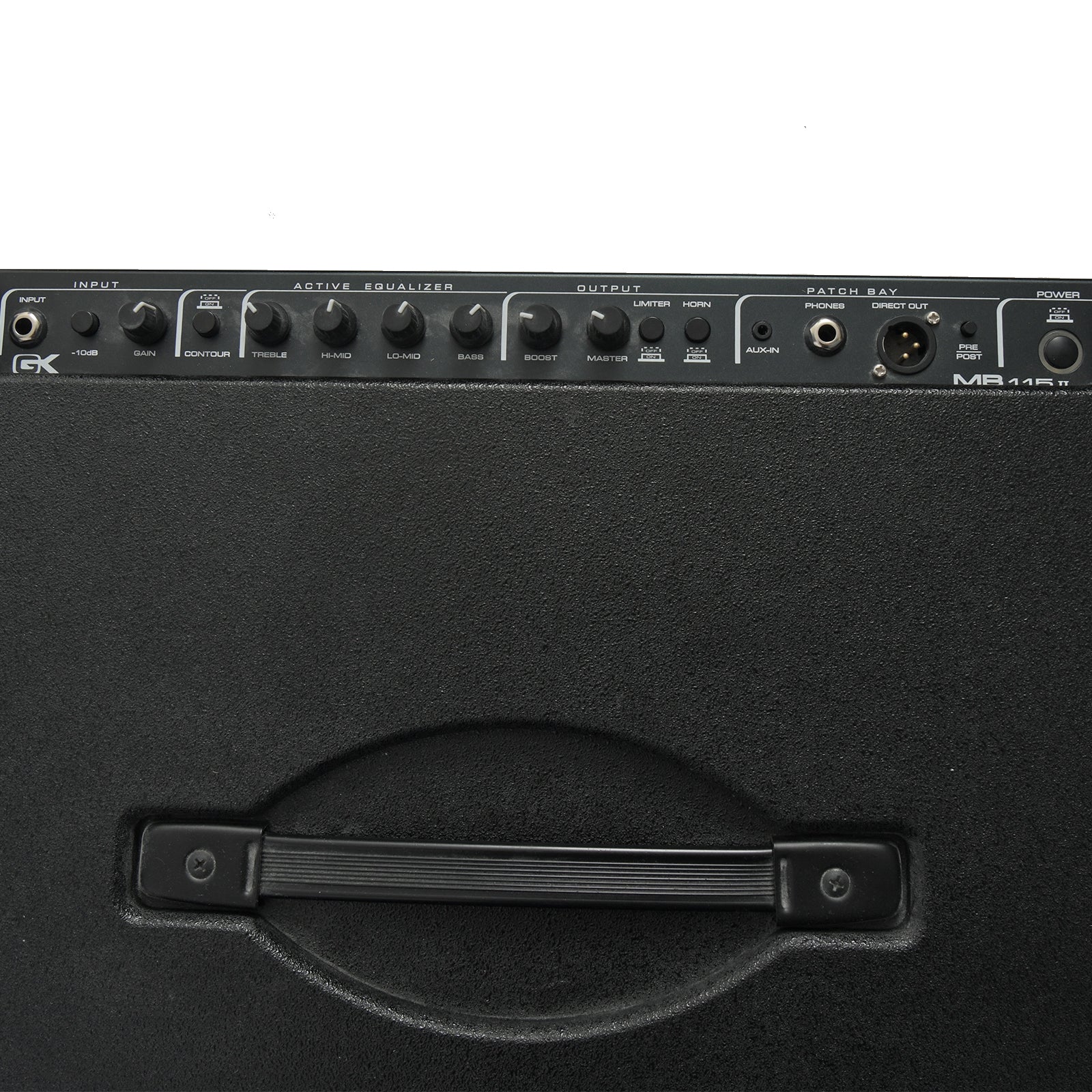 controls of Gallien Krueger MB115 II Bass Combo Amp