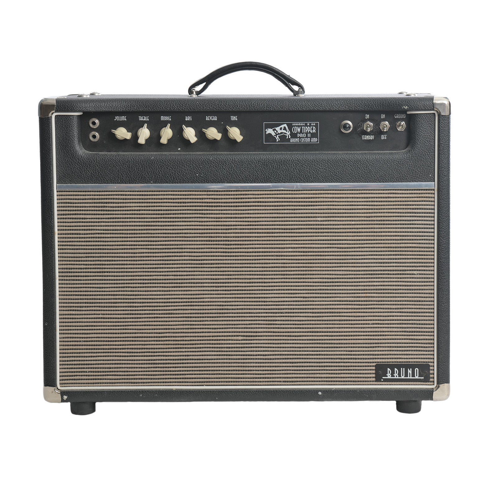 Front of Bruno Cow Tipper Pro II 22w Combo Amp