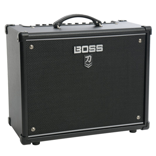 Front and side of Boss Katana 50-2 Combo Amp (2022)