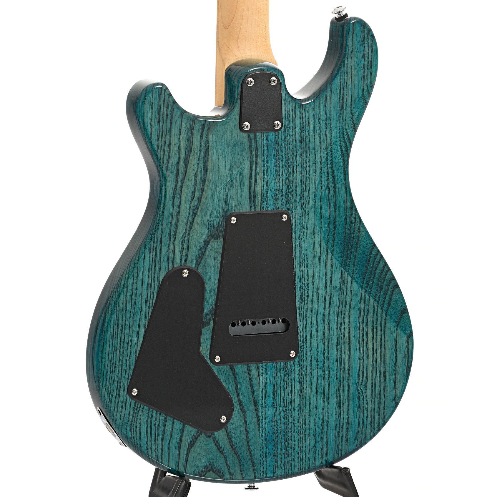 Back and side of PRS SE Swamp Ash Special Electric Guitar, Iri Blue