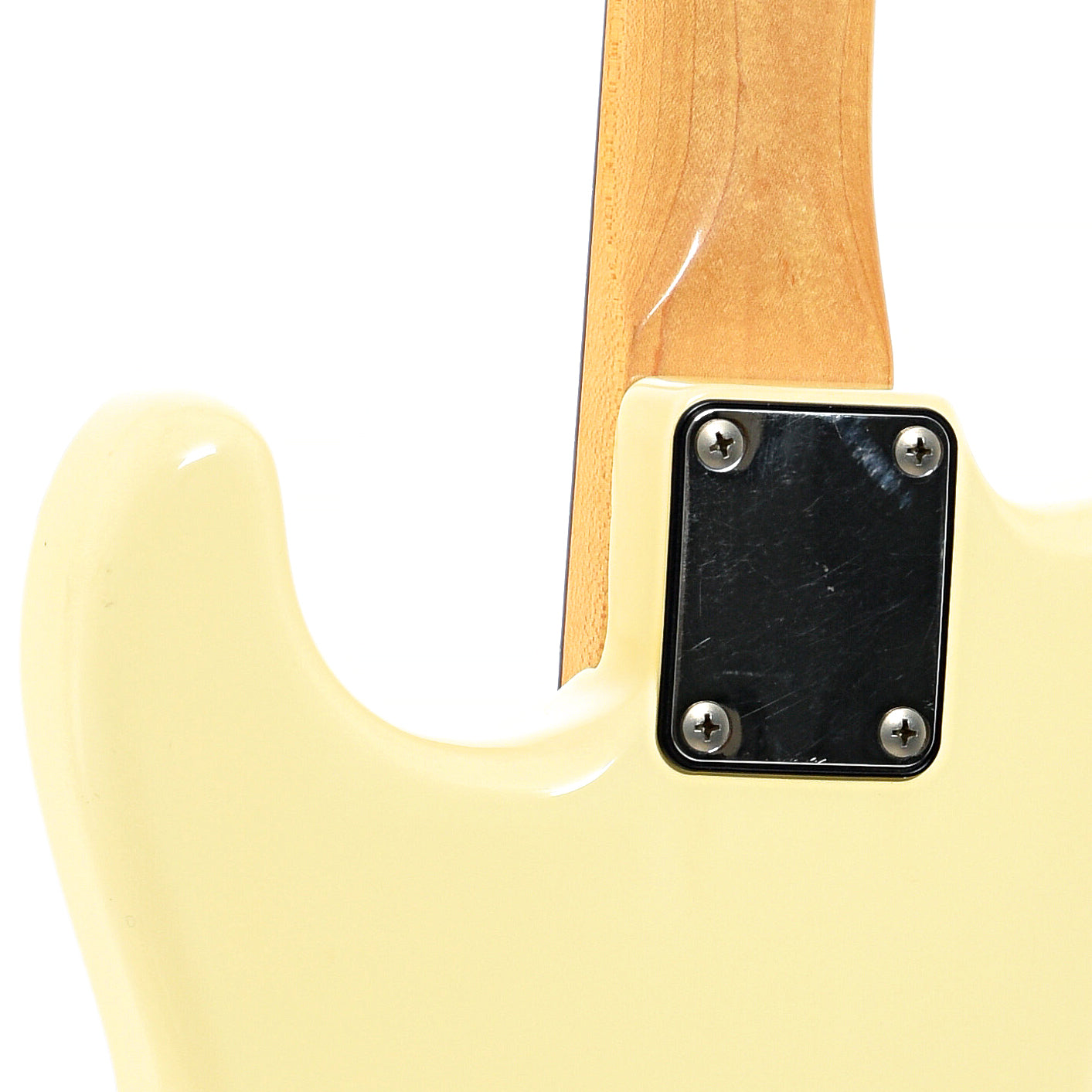 Neck joint of Fender Standard Stratocaster Electric Guitar (c.1987)