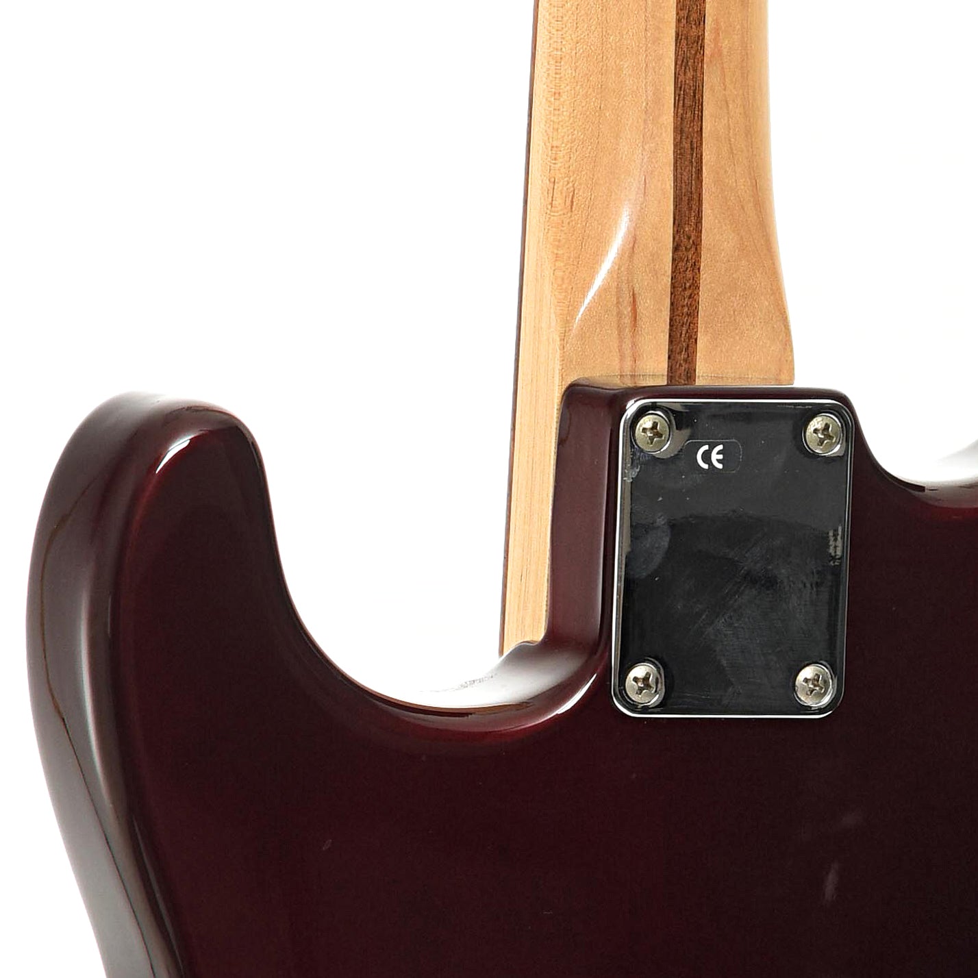 Neck joint of Fender Stratocaster Standard Electric Guitar (2002)