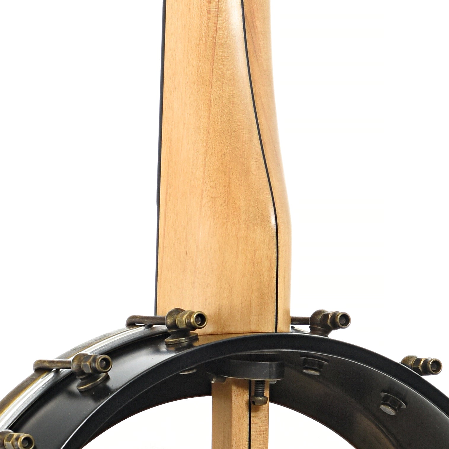 Neck joint of Rickard Maple Ridge 11" Open Back Banjo (2020)