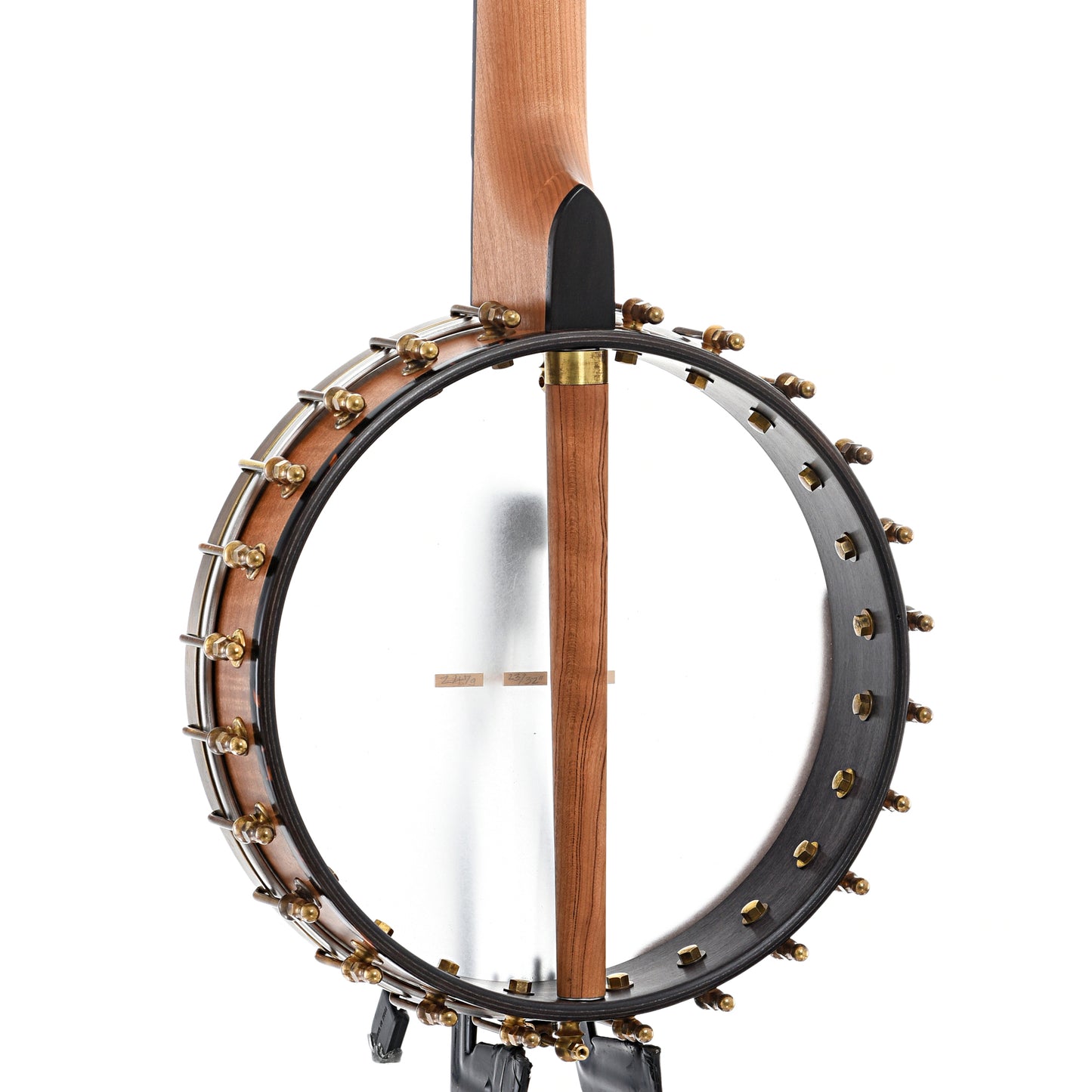 Back and side of Ode Magician 11" Openback Banjo