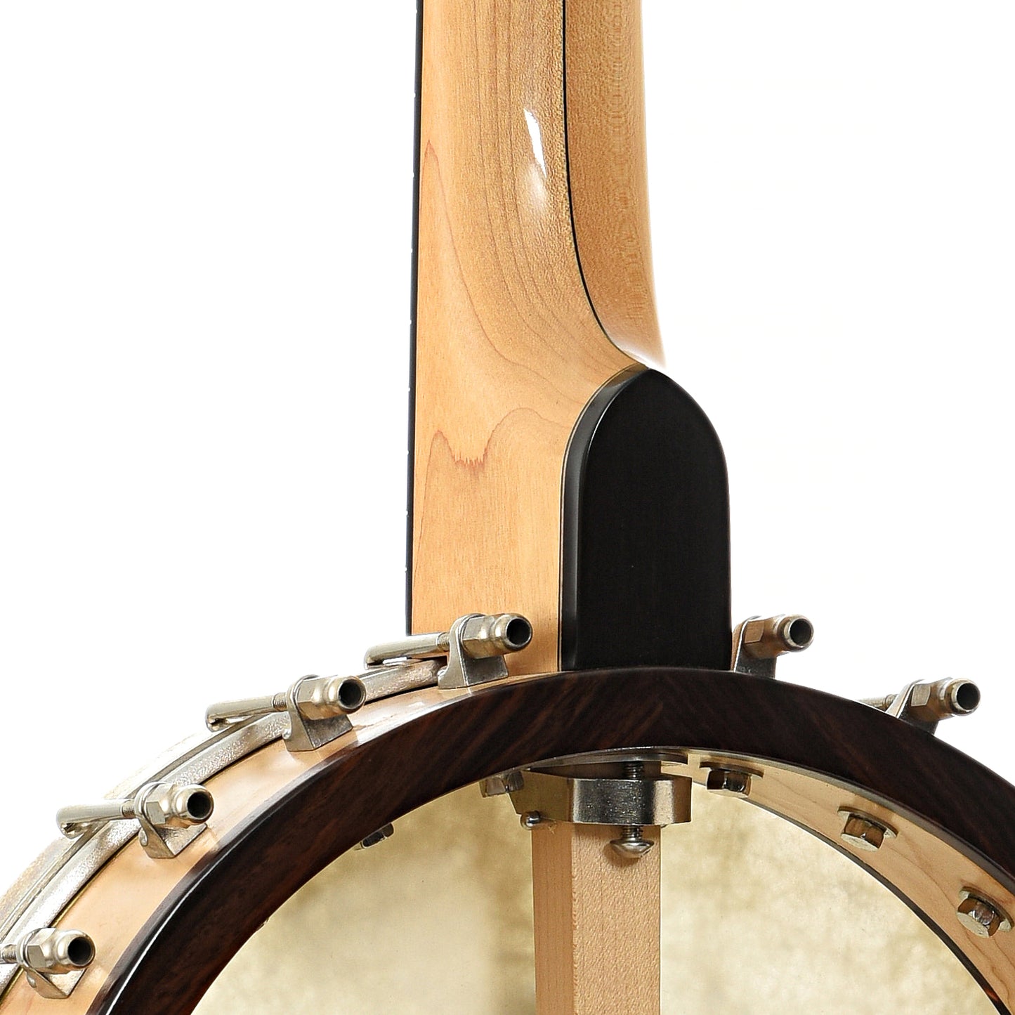 Neck joint of Bart Reiter Special Open Back  Banjo (2003)