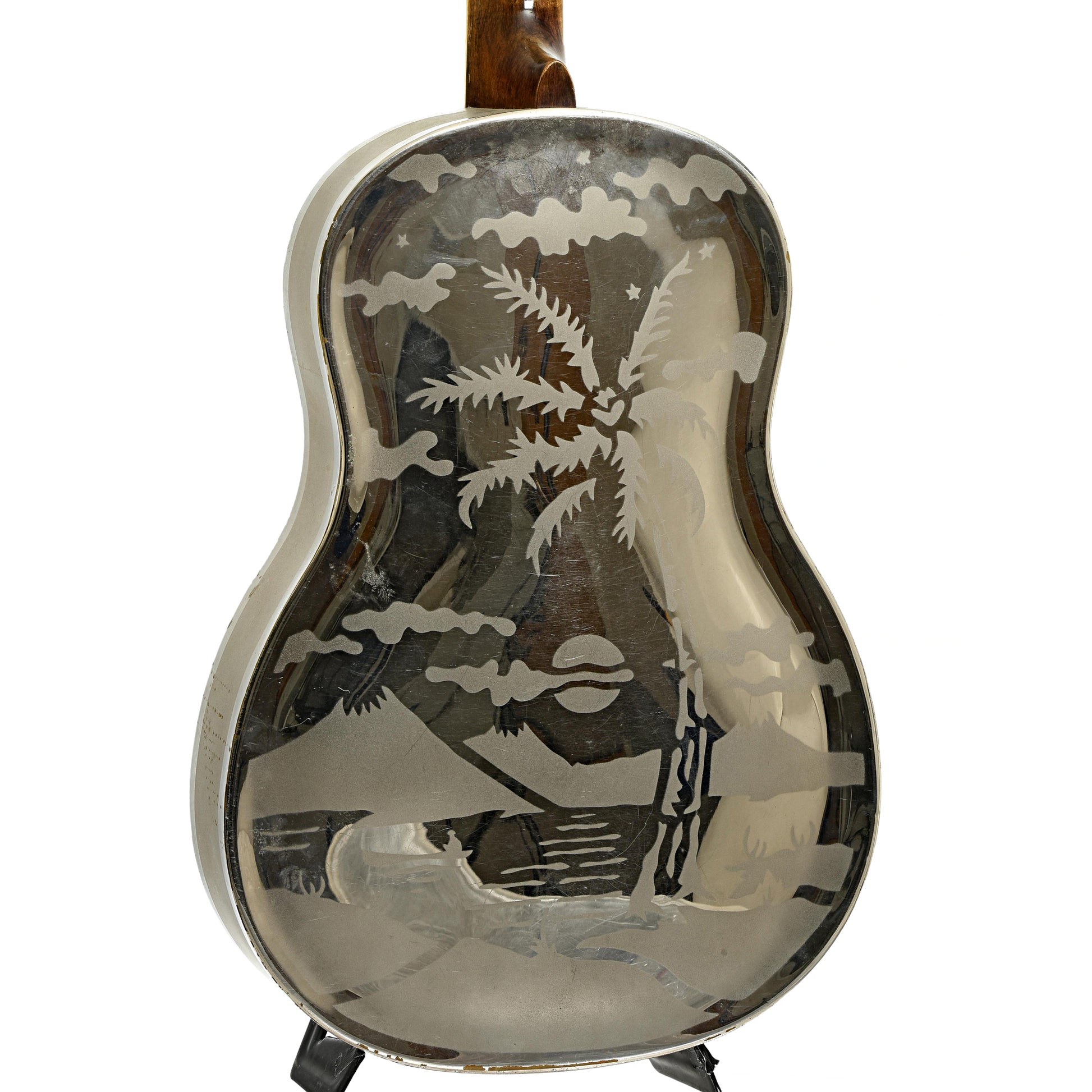 Back and side of National Style 0 Variation 5 Resonator Guitar