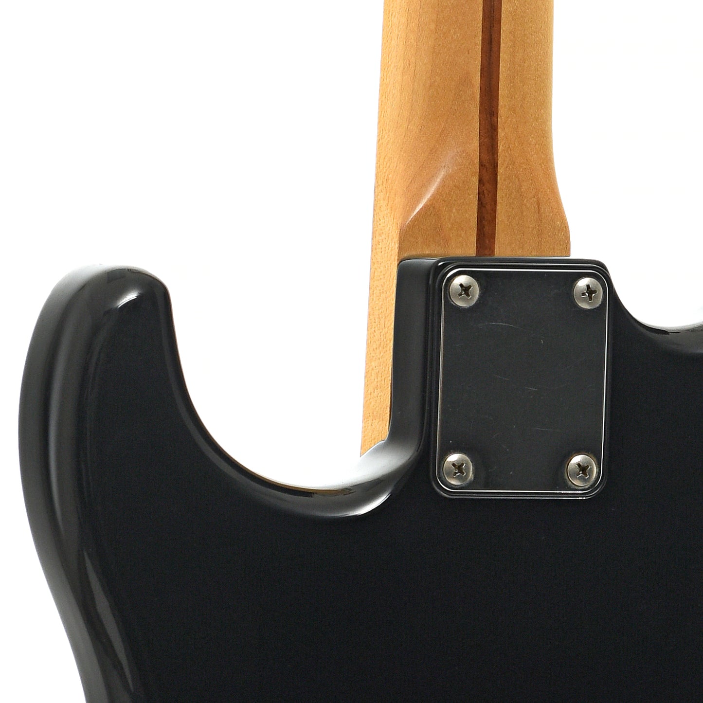 Neck joint of Fender Stratocaster Standard Electric Guitar (c.1988)