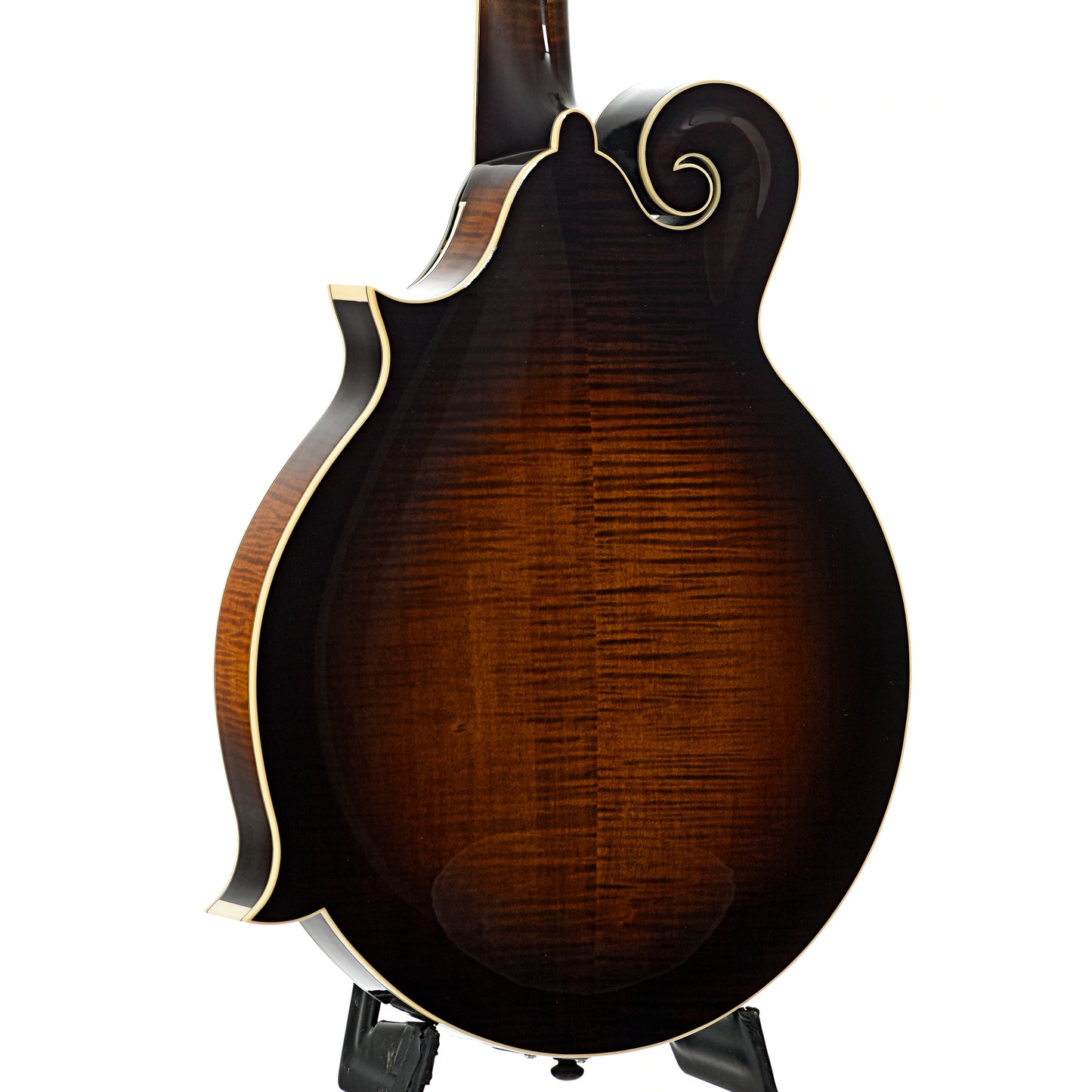 Back and side of Northfield Workshop NFB-F5AWN Master Model Big Mon Mandolin, Wide Nut