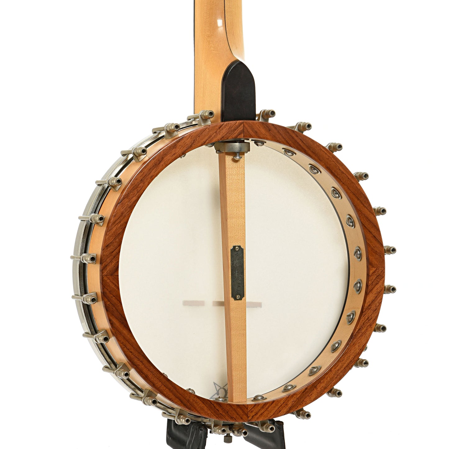 Back and side of Bart Reiter Regent Open Back Banjo (2006)