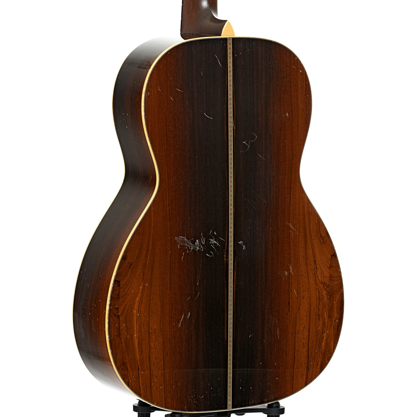 Back and side of Pre-War Guitars Co. Triple-O 12-Fret Brazilian Rosewood, '34 Package, Level 2 Aging