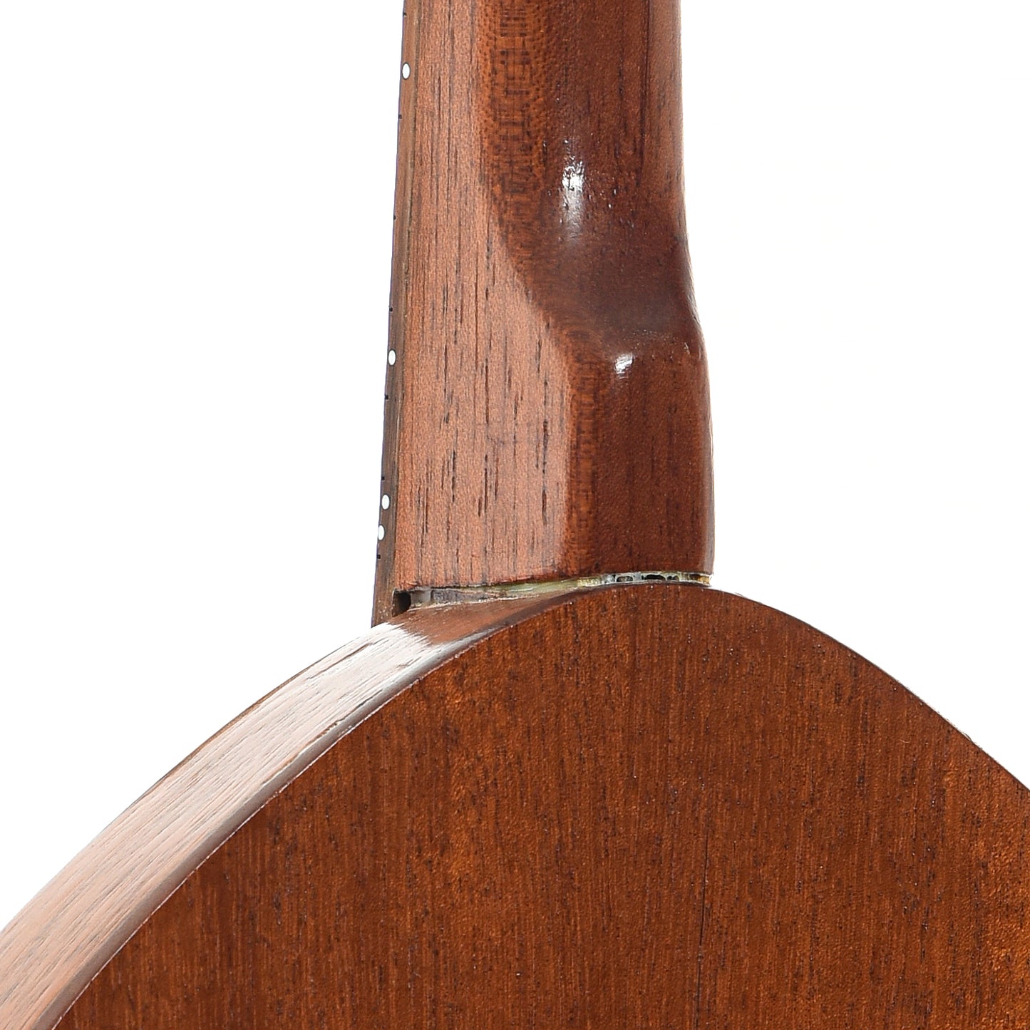 Heel of Jordan L. Buck Flat Top Mandolin (2011)