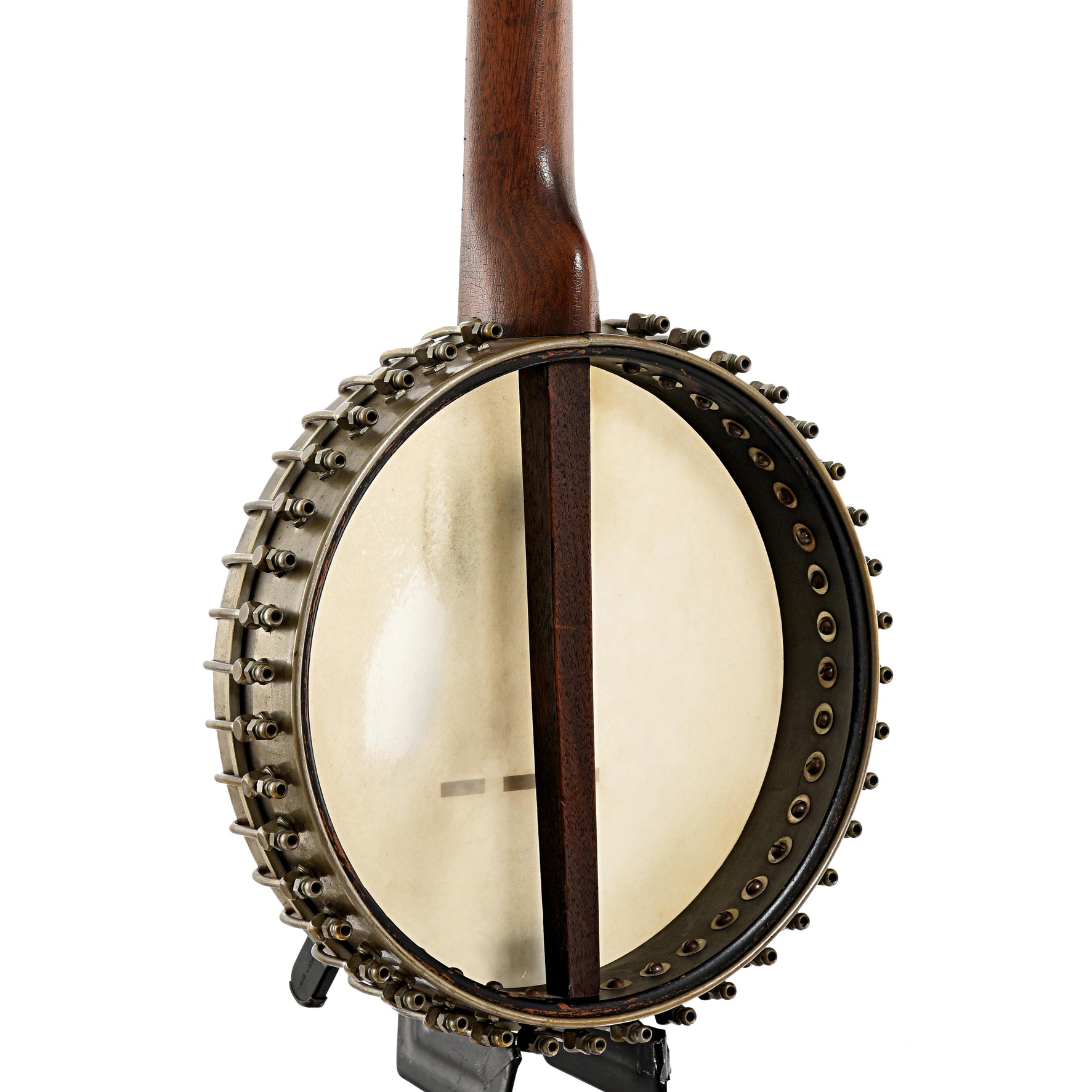 Back and side of Sterling Buckbee-Style Open Back Banjo